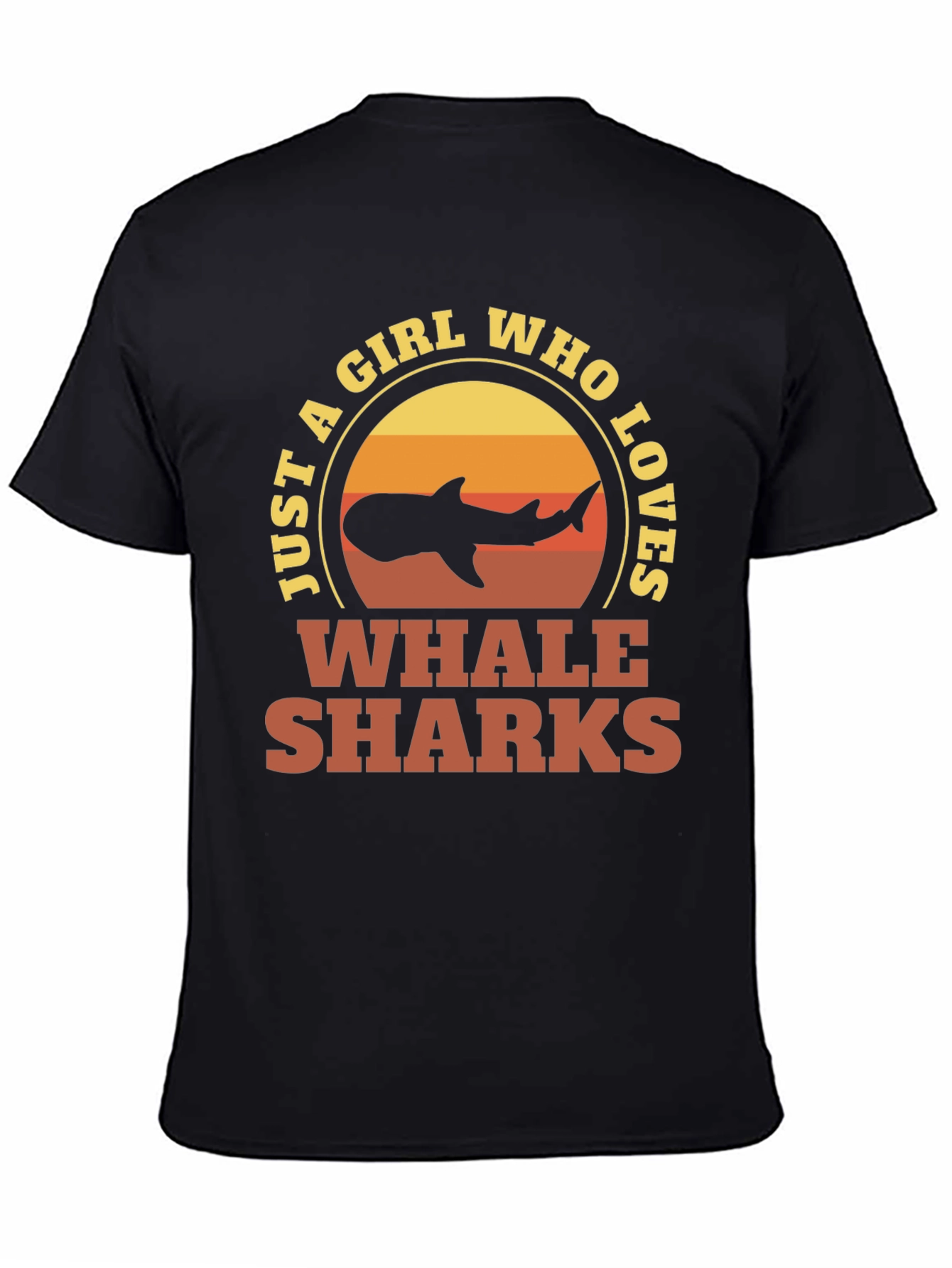 Black Girl Who Loves Whale Sharks Graphic Tee view 4
