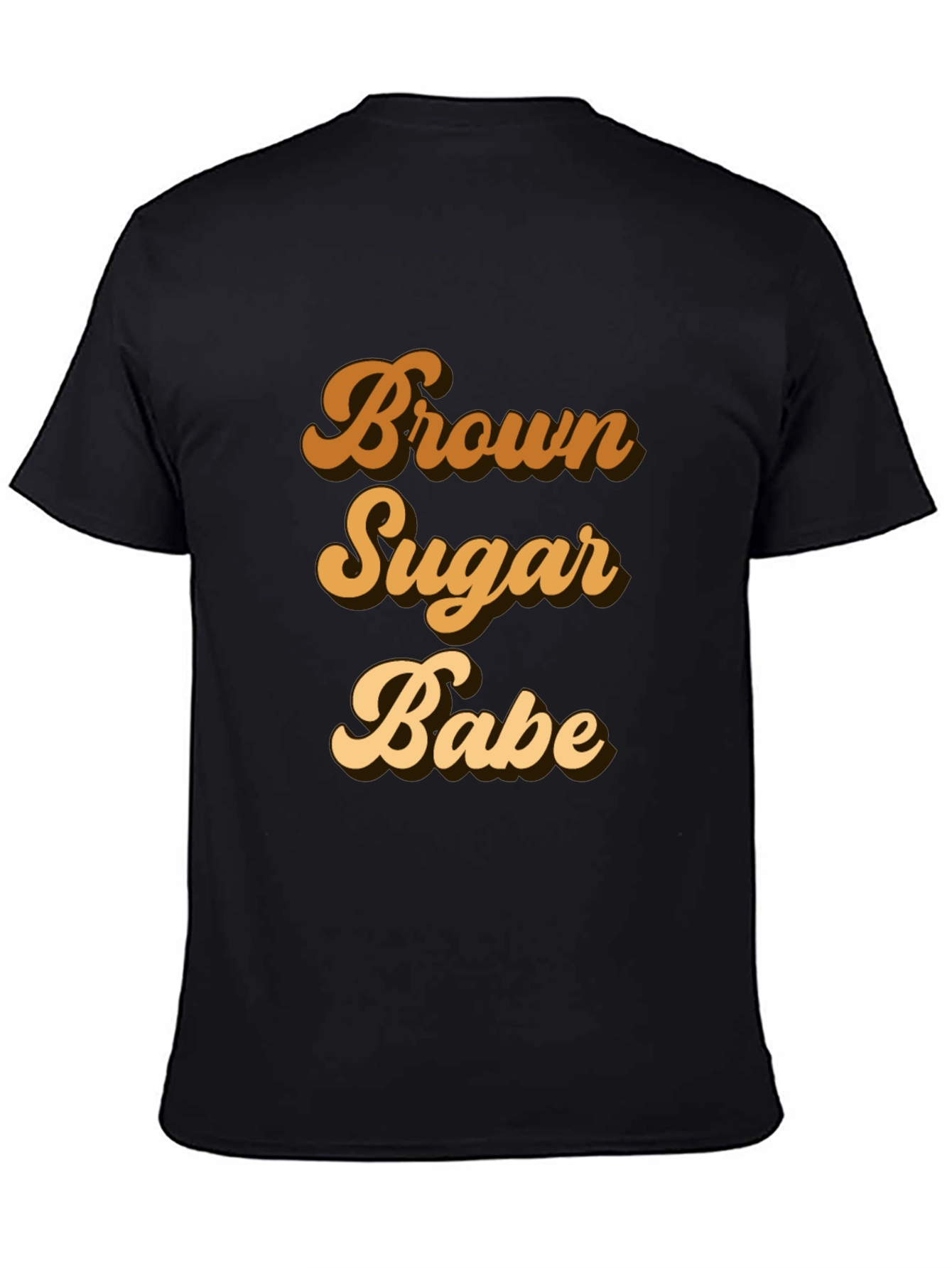 Black Brown Sugar Babe Black T-Shirt view 4