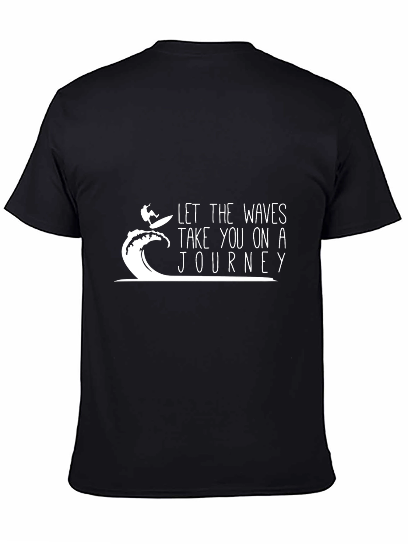 Surfer Waves Graphic Tee - Let the Waves Take You - 4