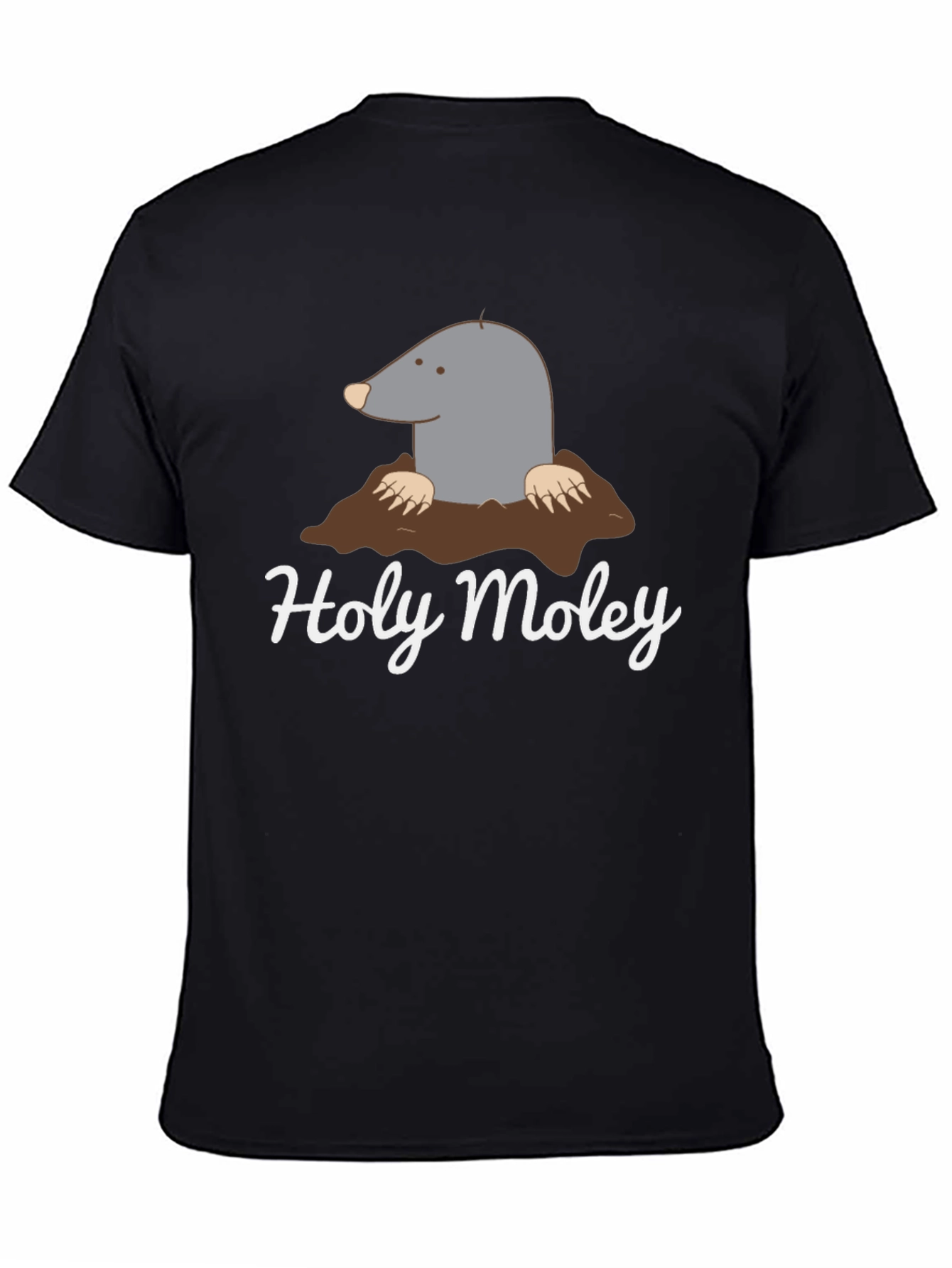 Black Holy Moley Graphic Tee - Men's Black T-Shirt view 4
