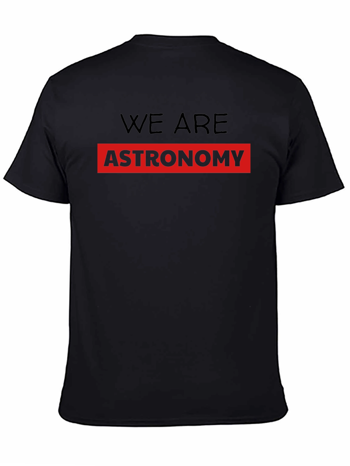 Black Astronomy T-Shirt - Trendy Design, Comfortable Fit view 4