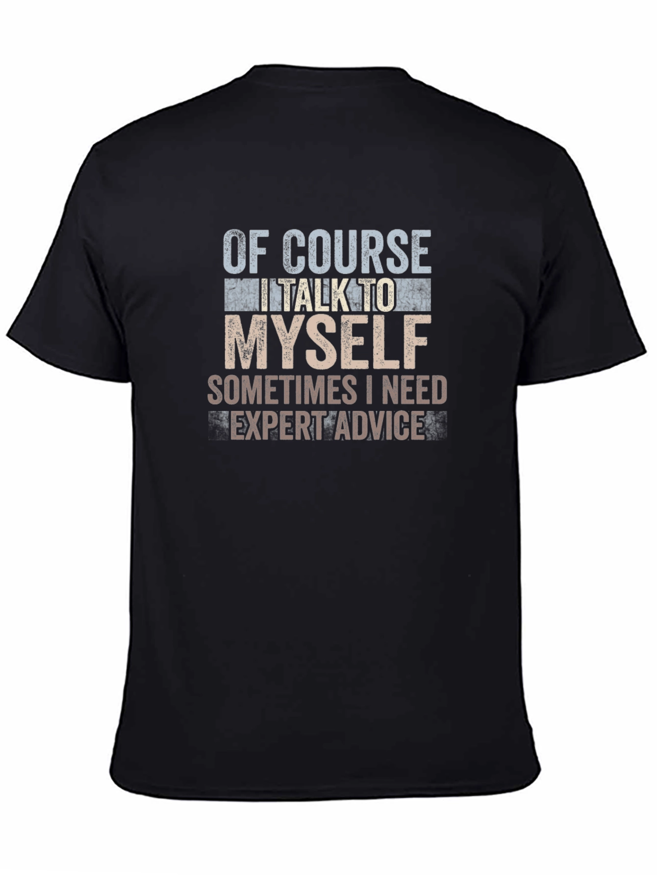 Black Expert Advice Graphic T-Shirt view 4