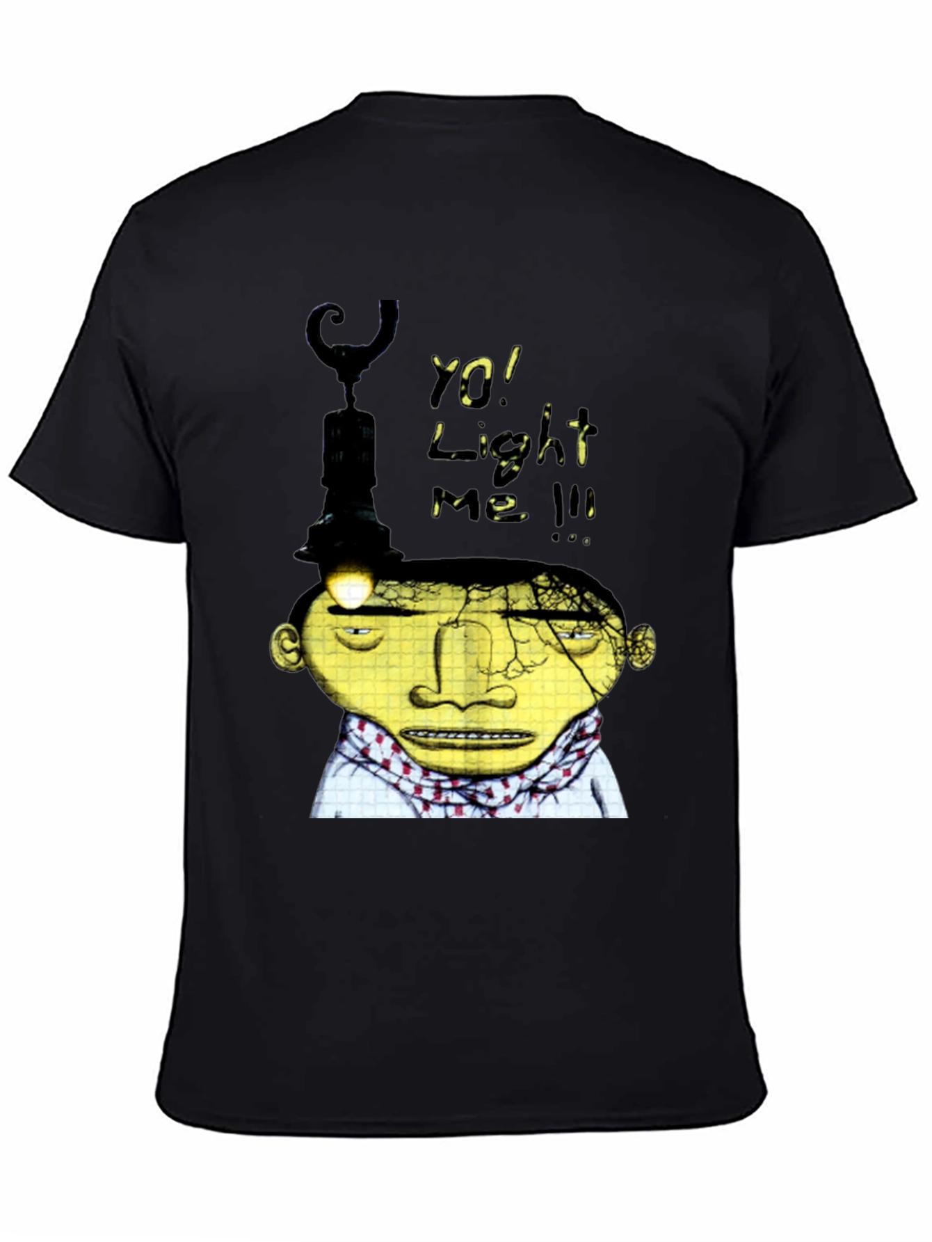 Unique Graphic T-Shirt - "Yo! Light Me!" Design - 4