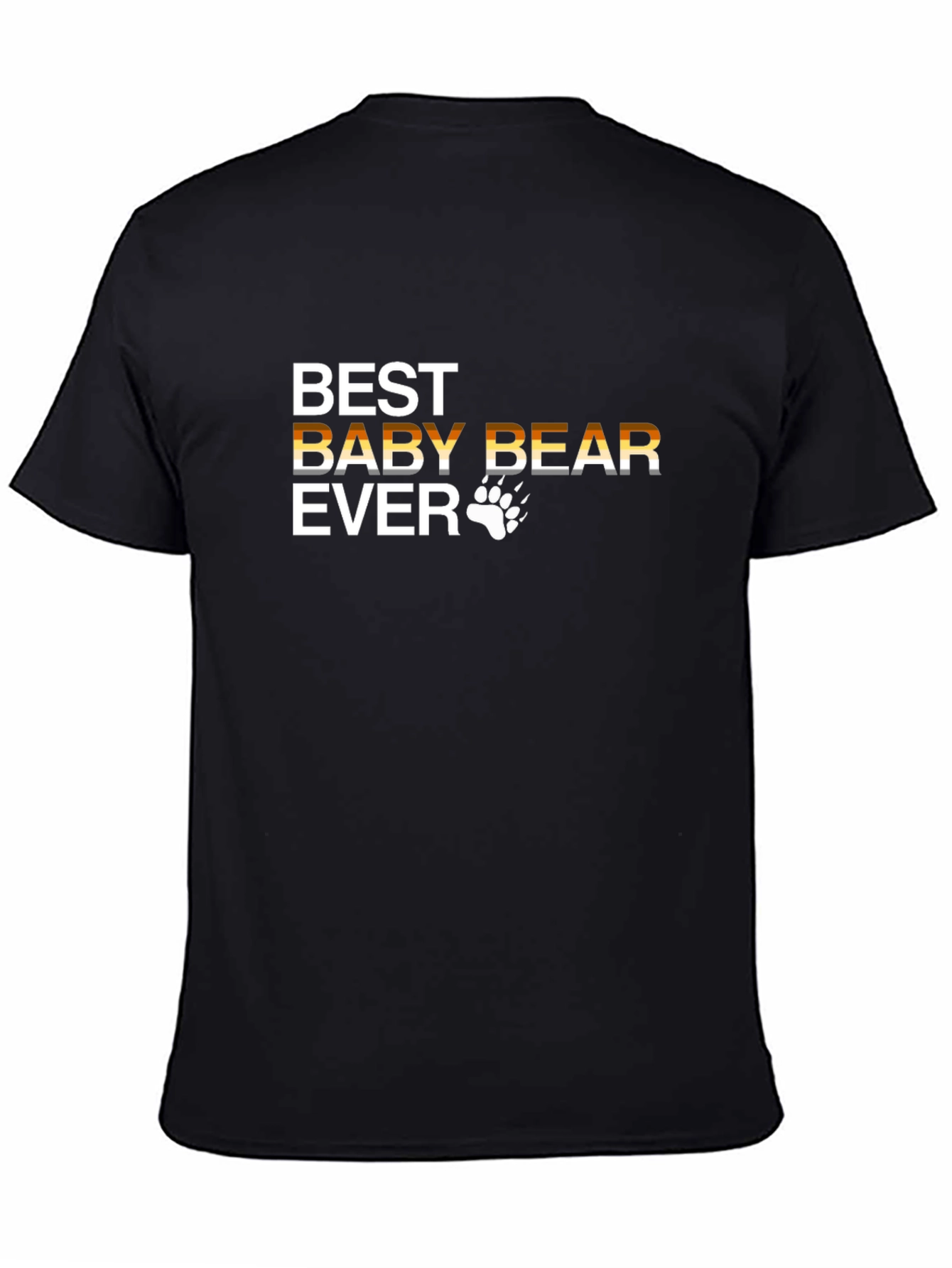 Black Best Baby Bear Ever T-Shirt view 4