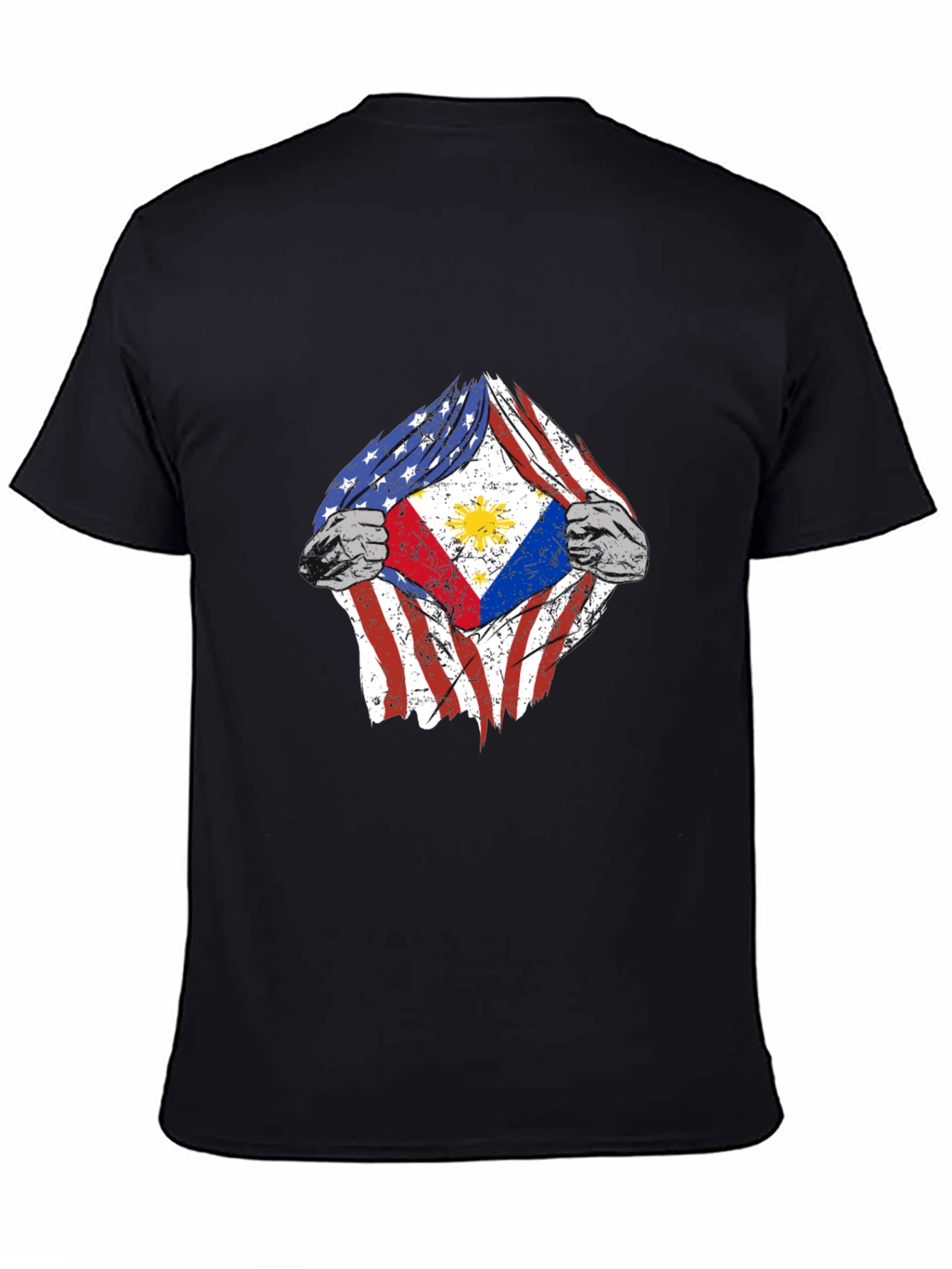 USA Philippines Flag T-Shirt - 4