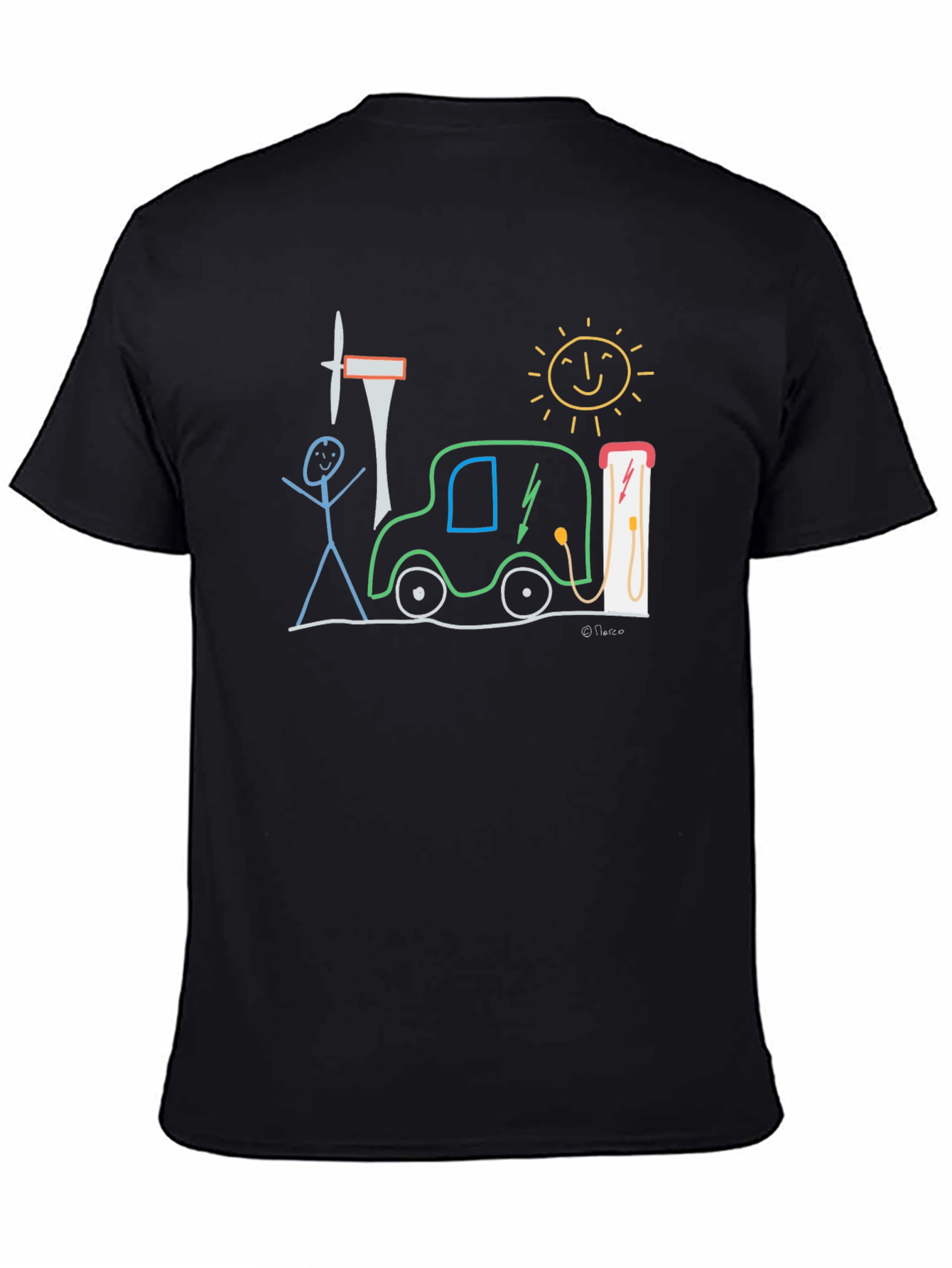 Eco-Friendly T-Shirt: Renewable Energy Design - 4