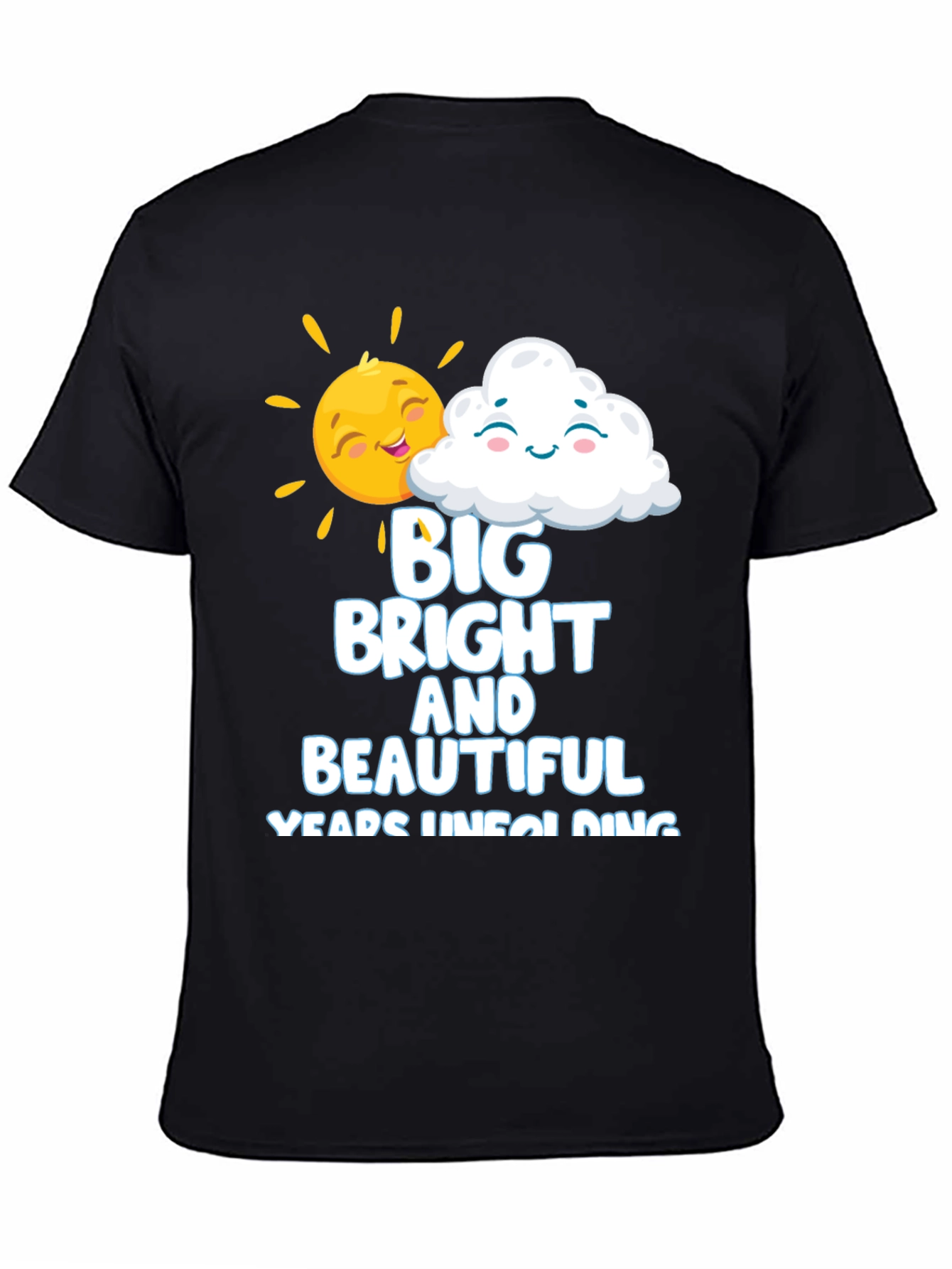 Black Big Bright & Beautiful Graphic T-Shirt view 4