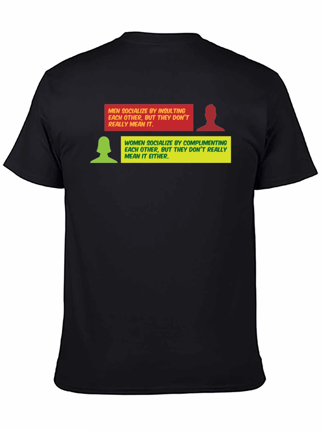Black Humorous Gender Socialization T-Shirt view 4