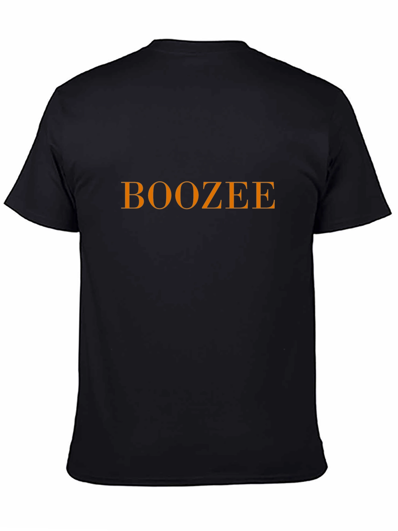 Black Boozee Graphic Tee - Black Cotton Blend T-Shirt view 4
