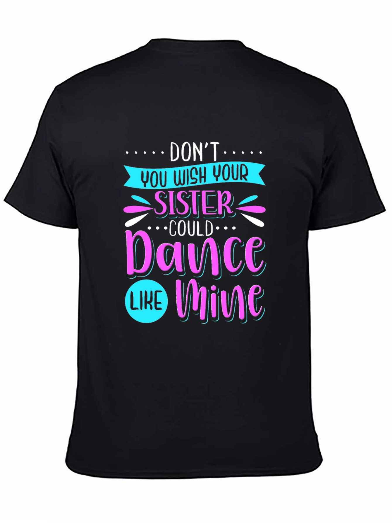Black Dance Sister Graphic Tee - Black T-Shirt view 4