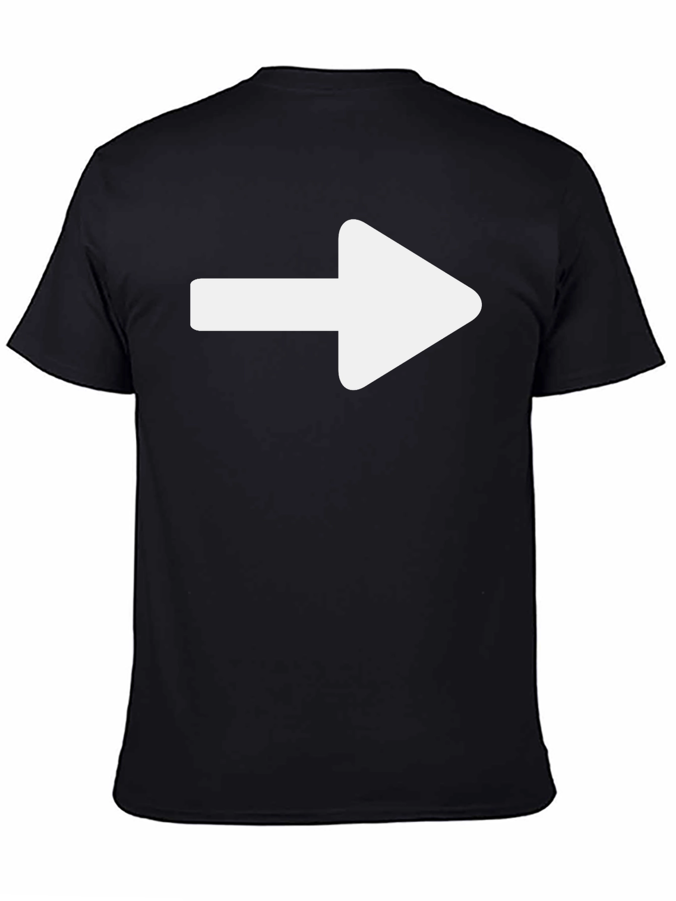 Black Arrow Graphic Black T-Shirt view 4