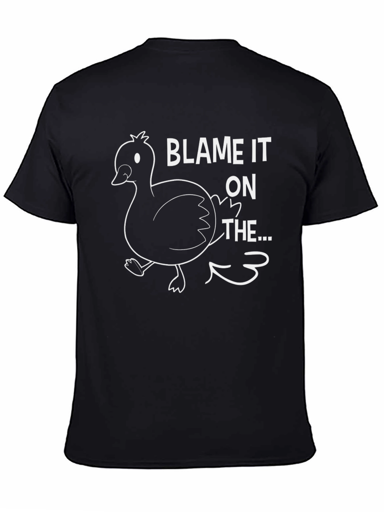 Black Blame it on the Duck T-Shirt view 4