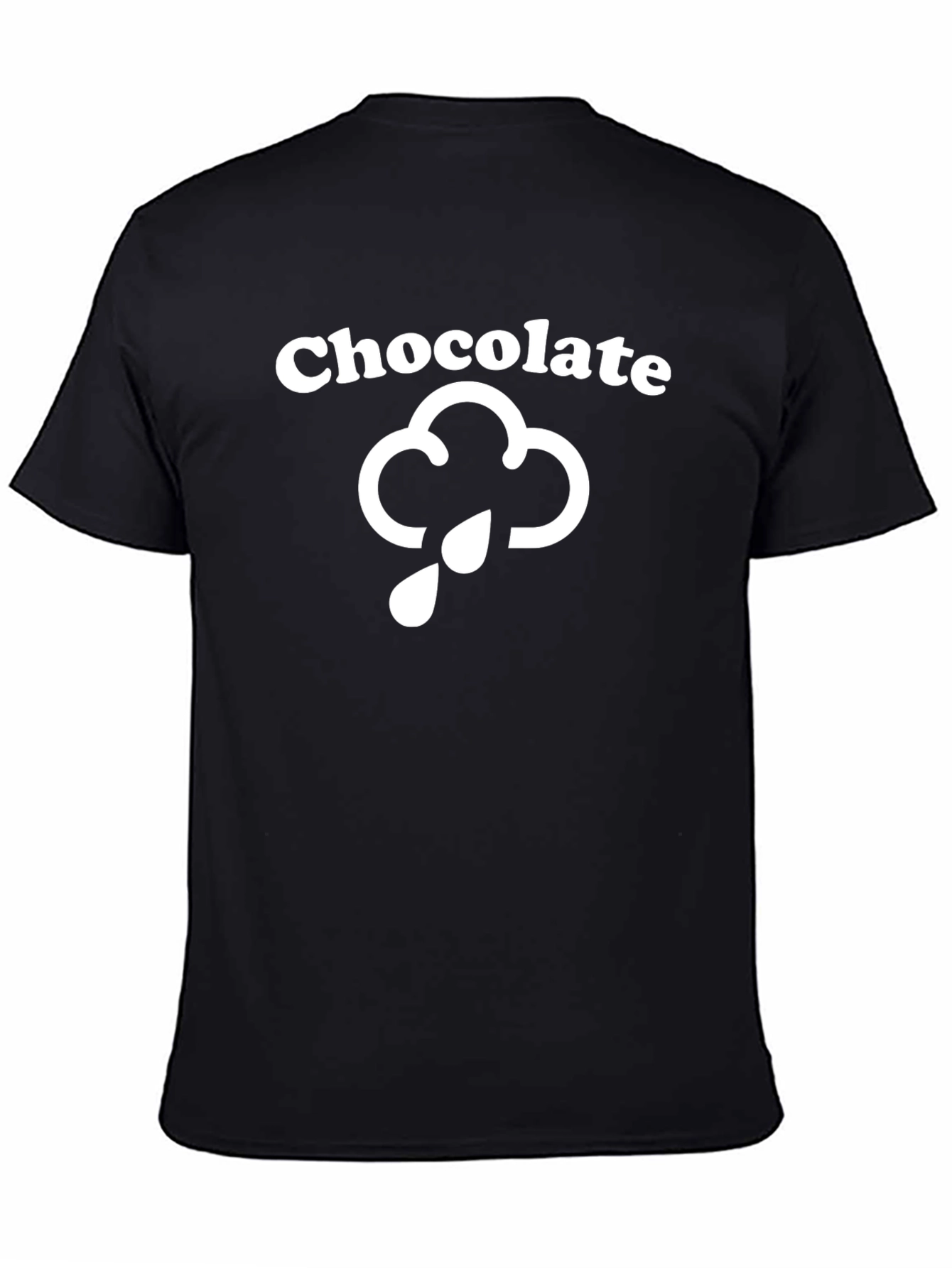 Black Chocolate Rain T-Shirt - Funny Foodie Tee view 4