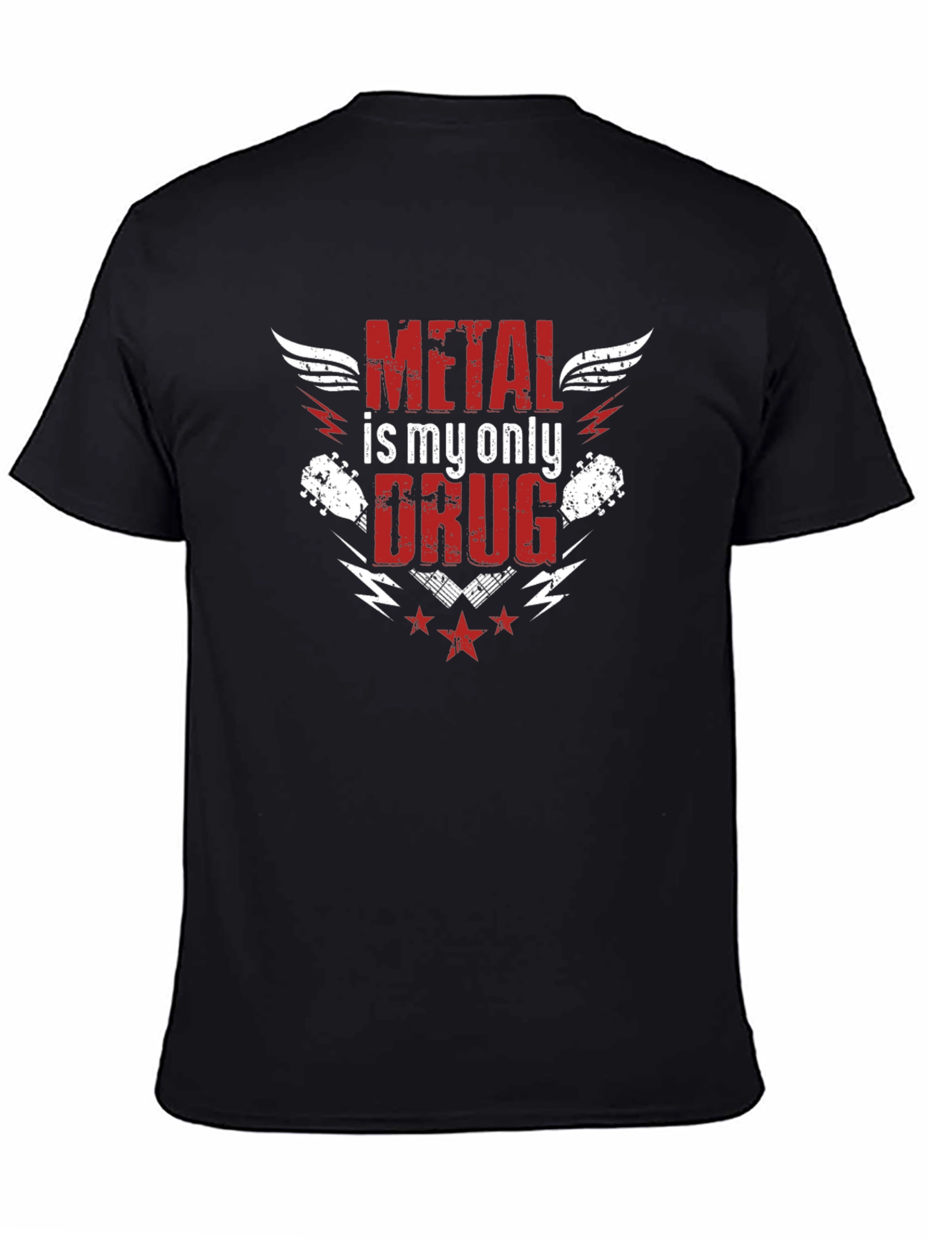 Metal is My Only Drug T-Shirt - Black - 4
