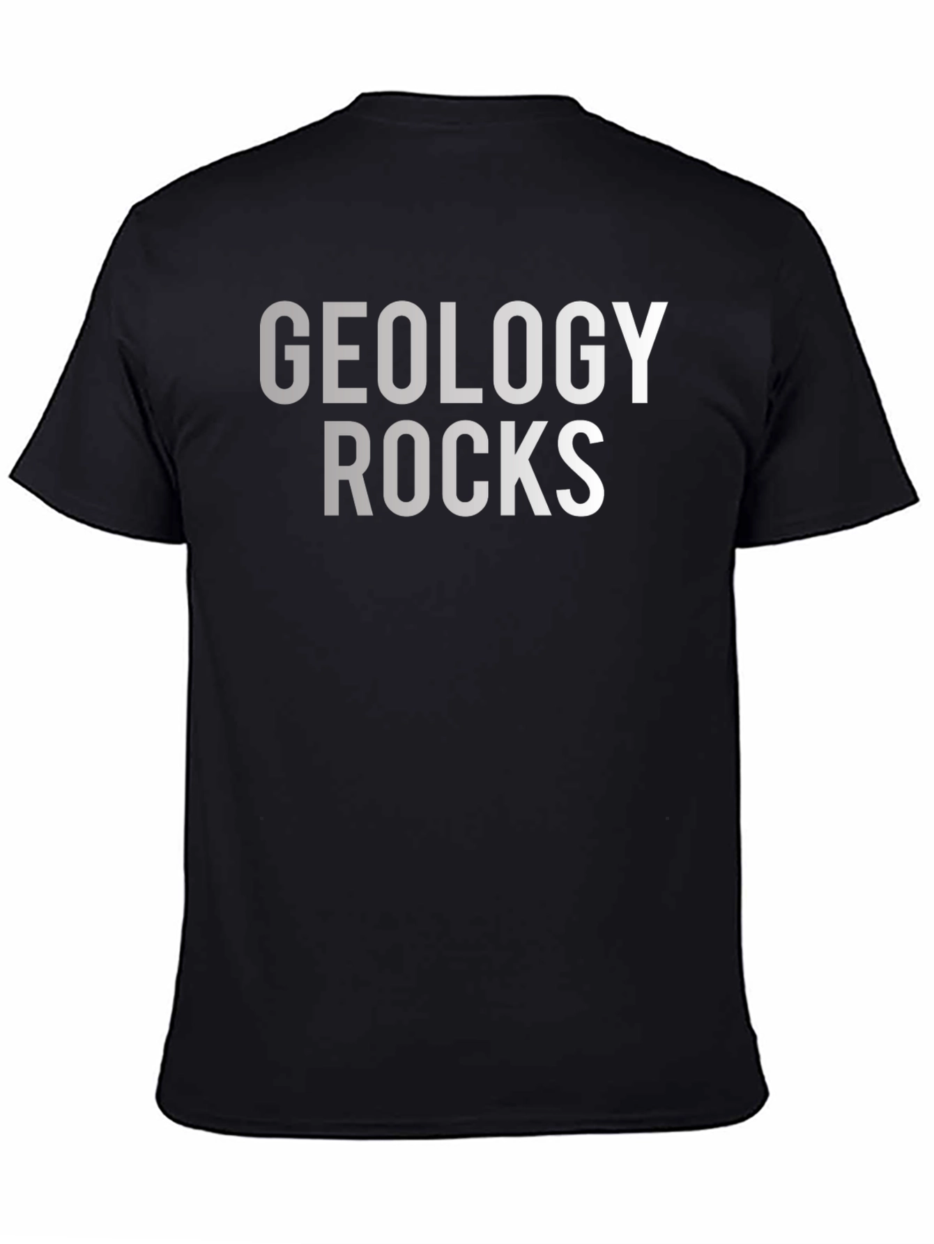 Black Geology Rocks T-Shirt - Science Humor Tee view 4