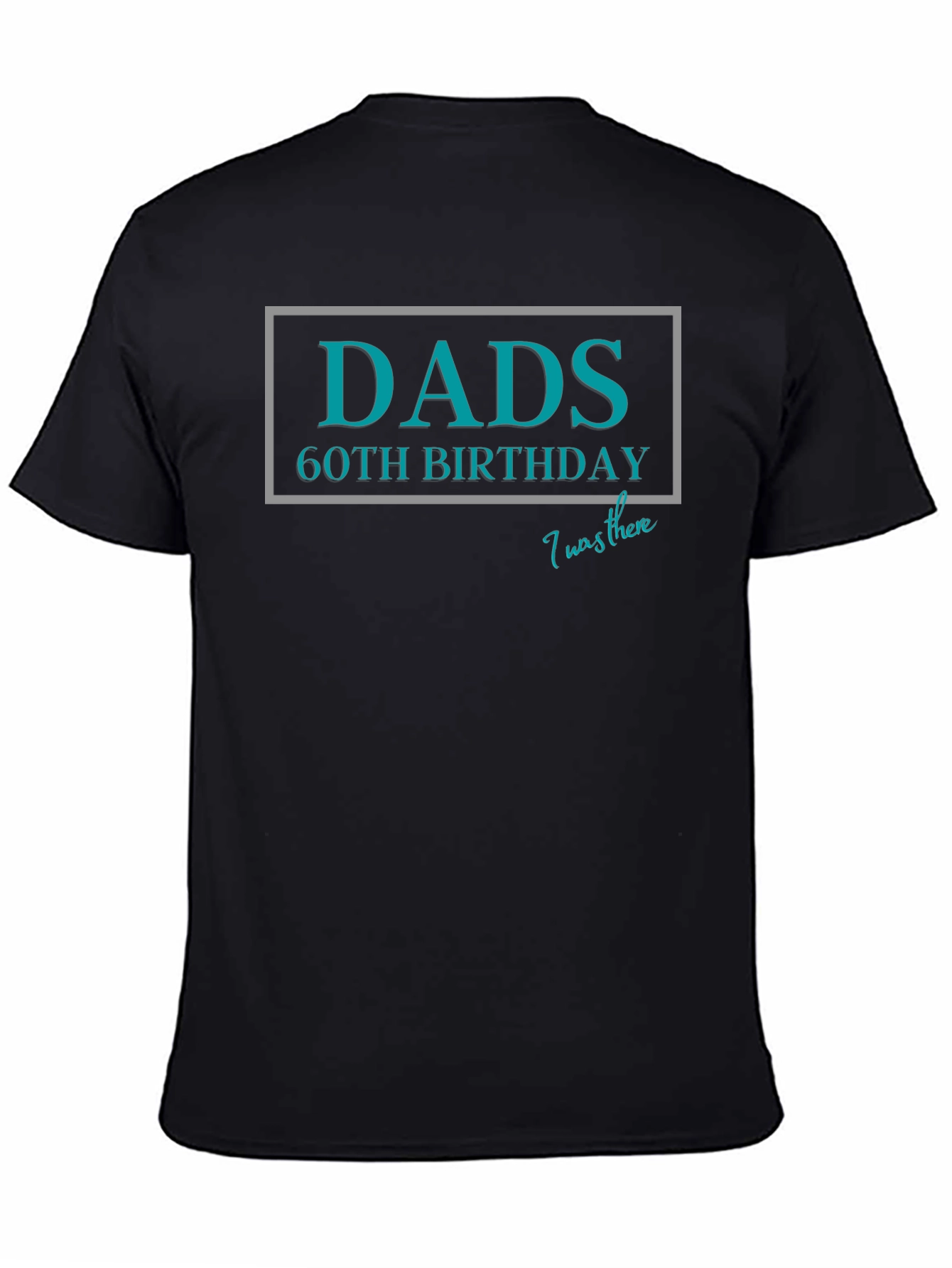 Black Dad's 60th Birthday T-Shirt view 4