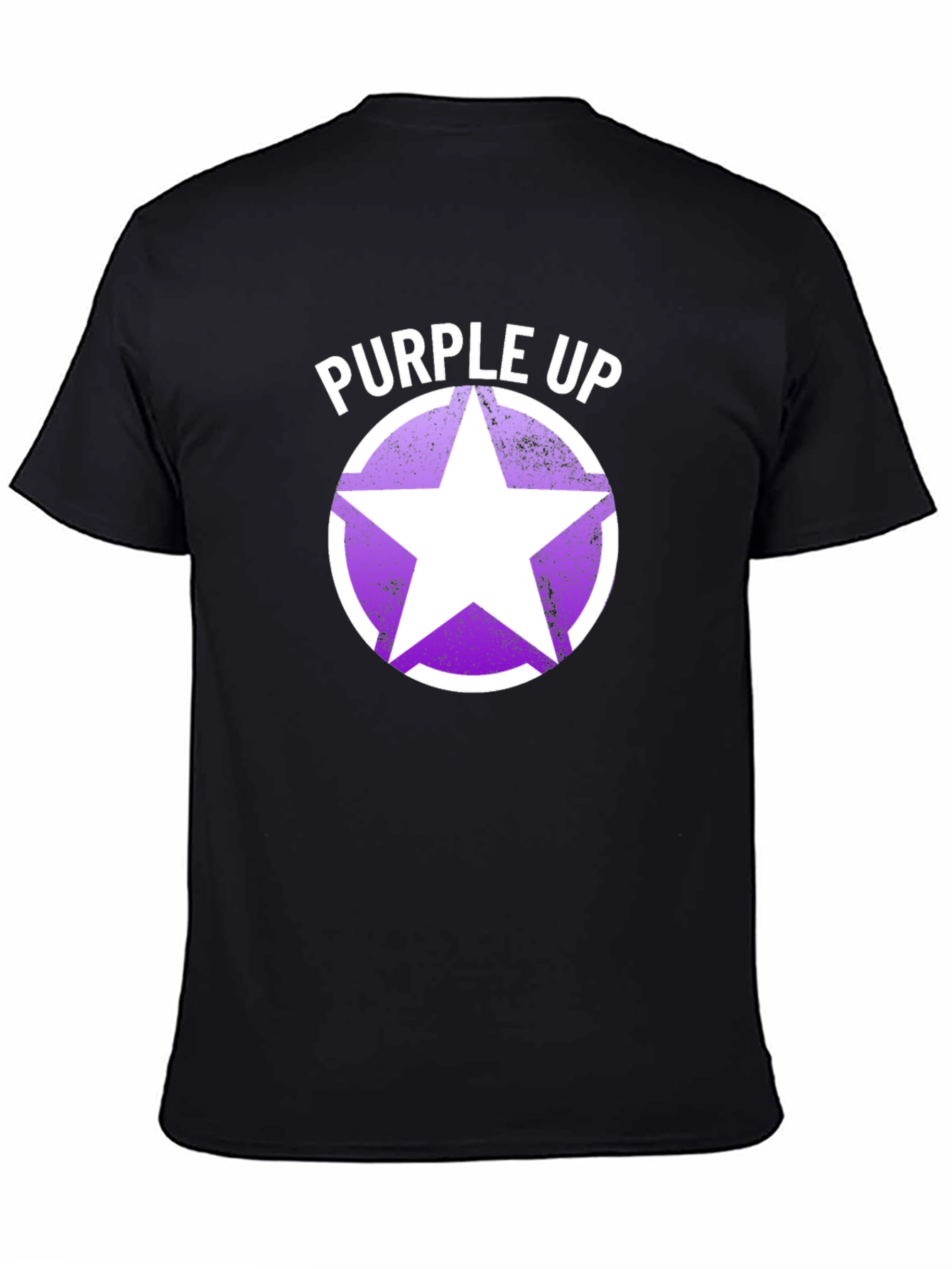 Purple Up Star Graphic T-Shirt - 4