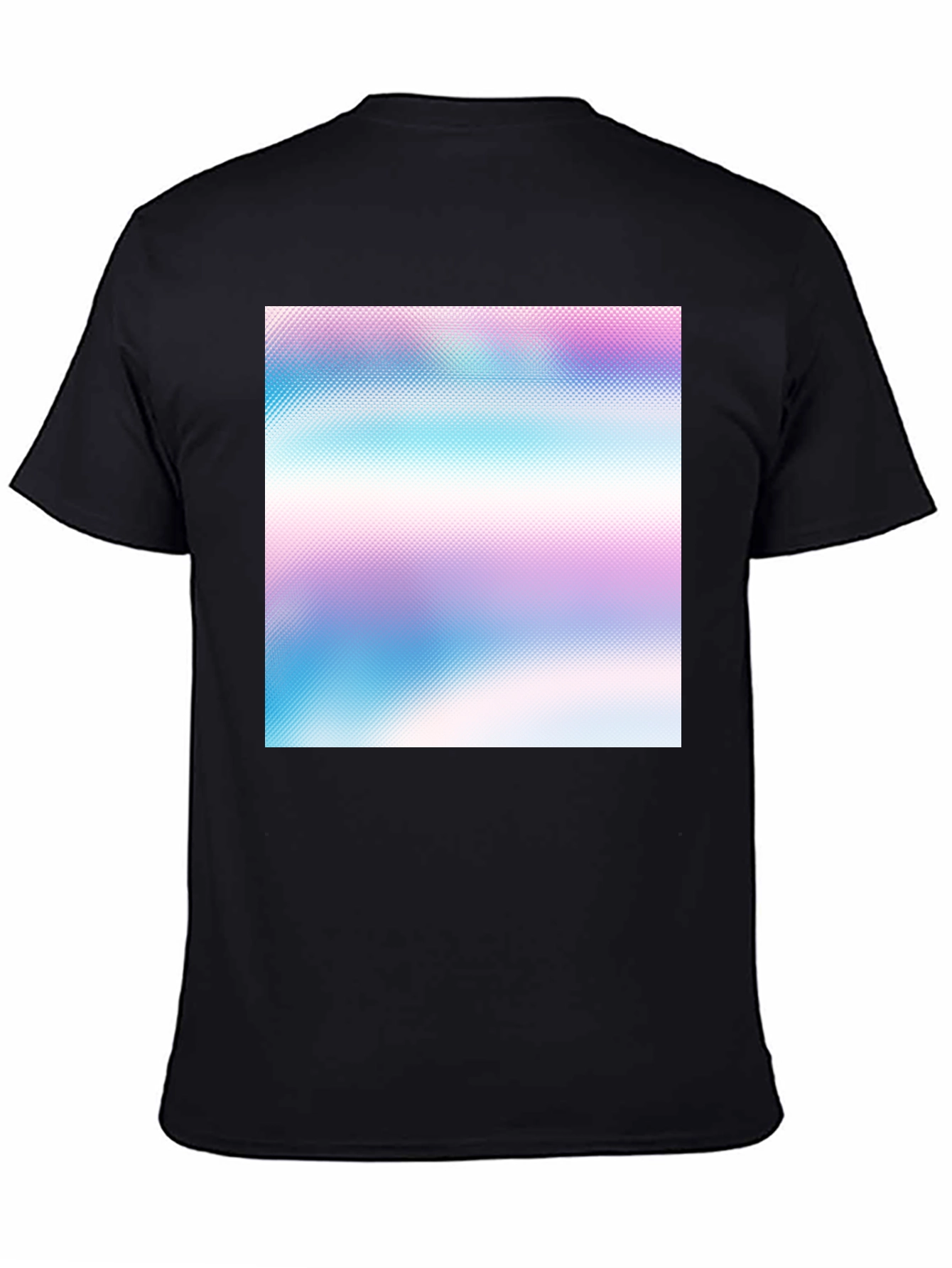 Black Vaporwave Gradient T-Shirt - Stylish Comfort view 4