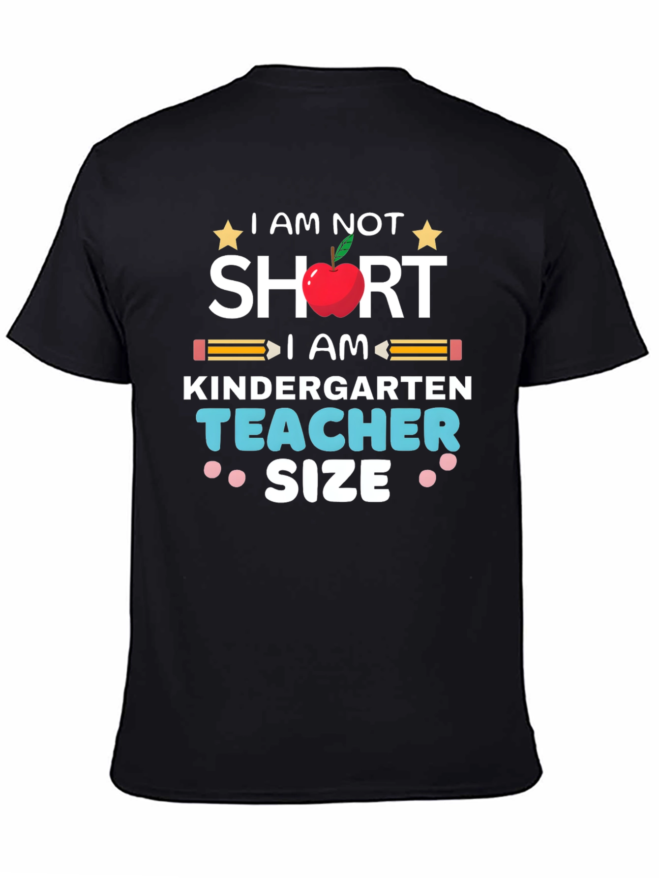 Kindergarten Teacher Size T-Shirt Funny Back to School - 4