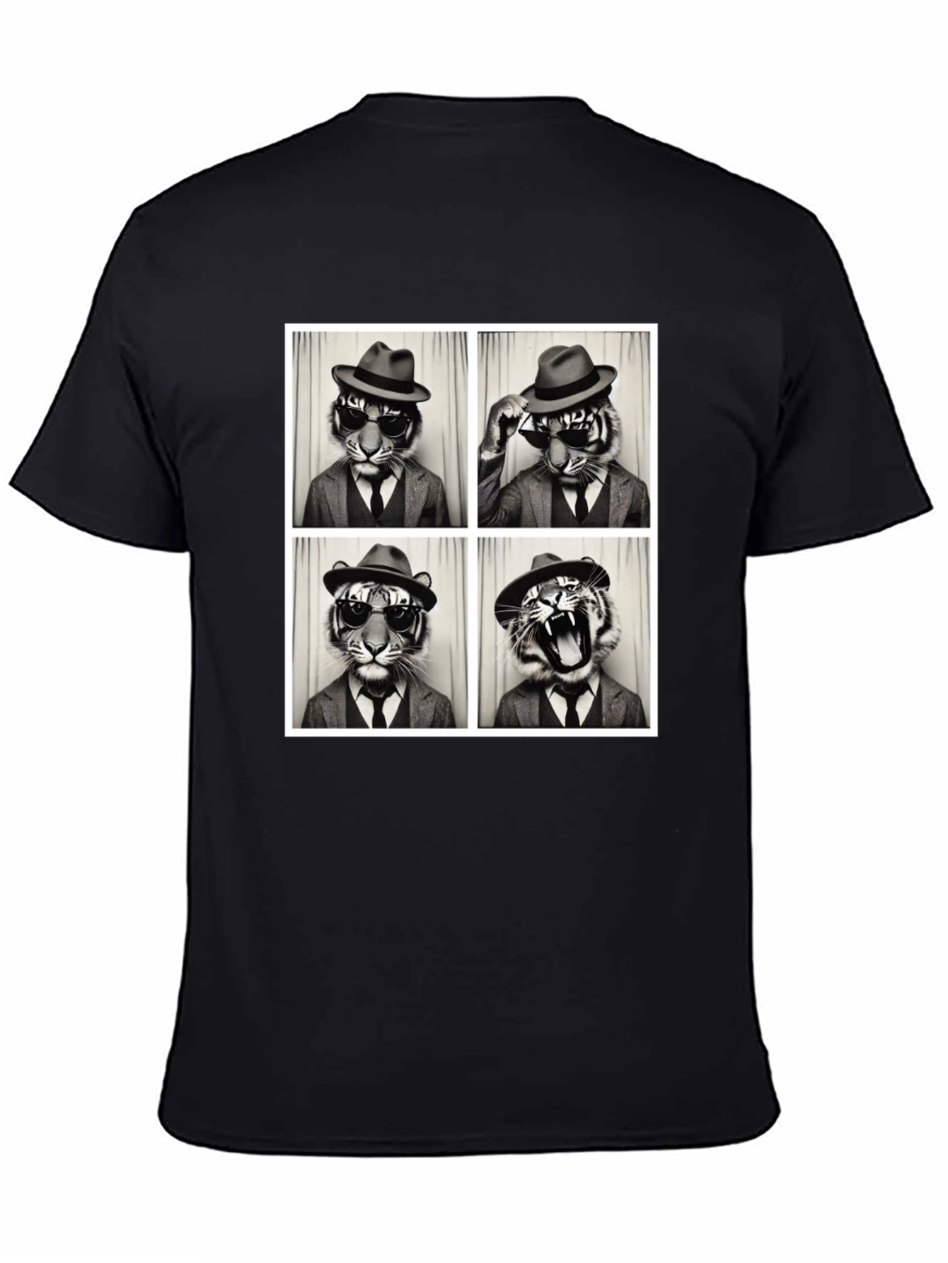 Tiger Fedora Photo Booth T-Shirt - 4