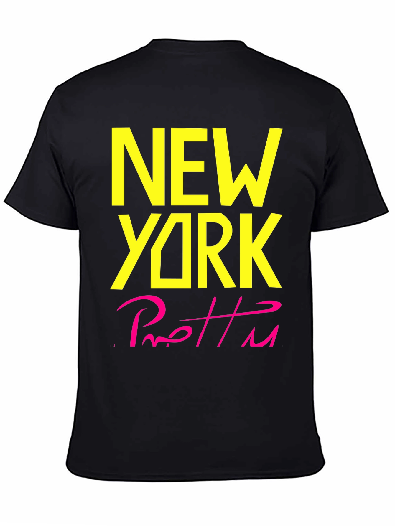 Black New York Pretty T-Shirt view 4