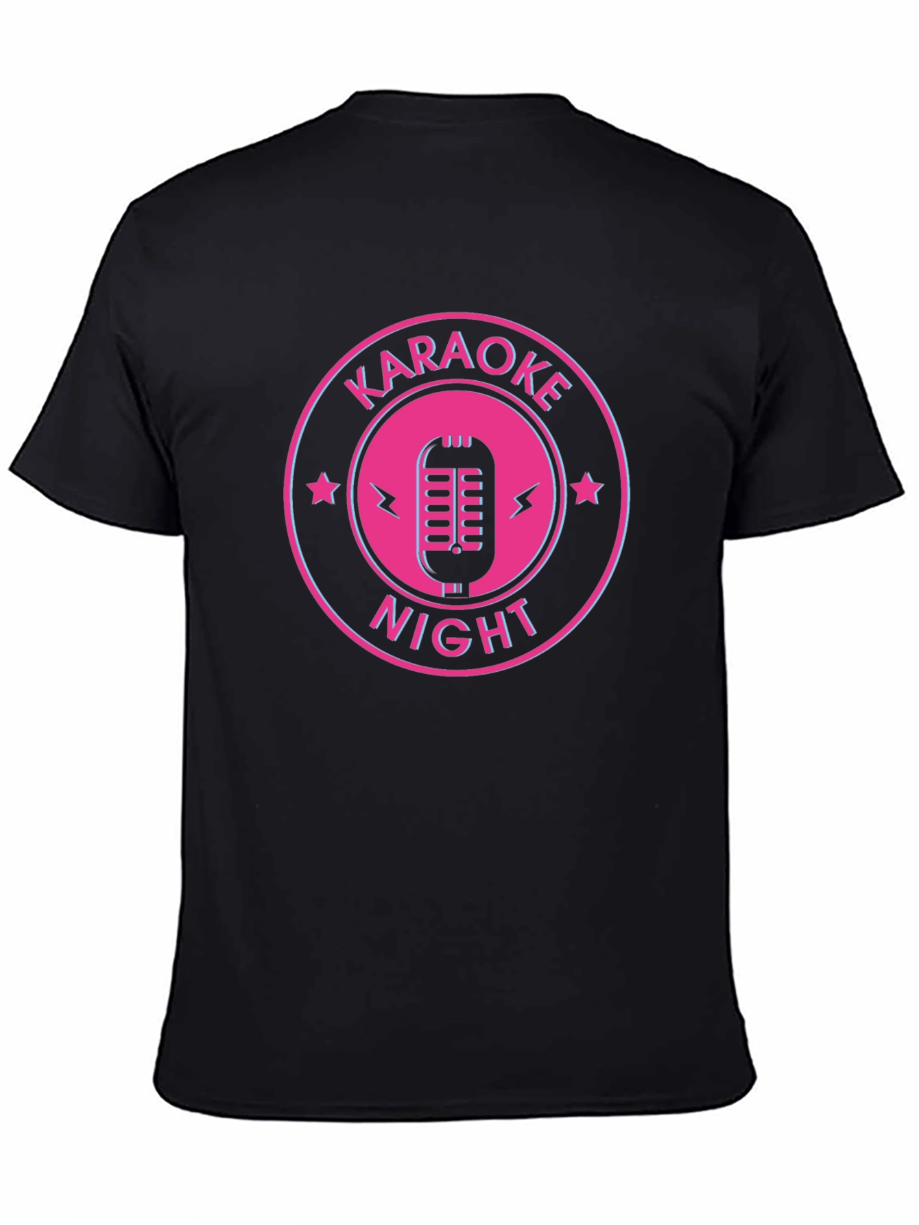 Karaoke Night Black T-Shirt - 4