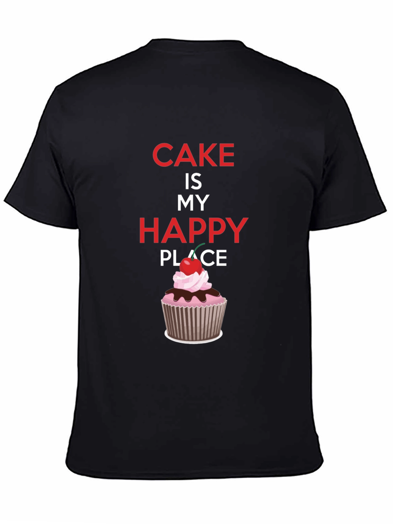 Black Cake Is My Happy Place Graphic Tee view 4