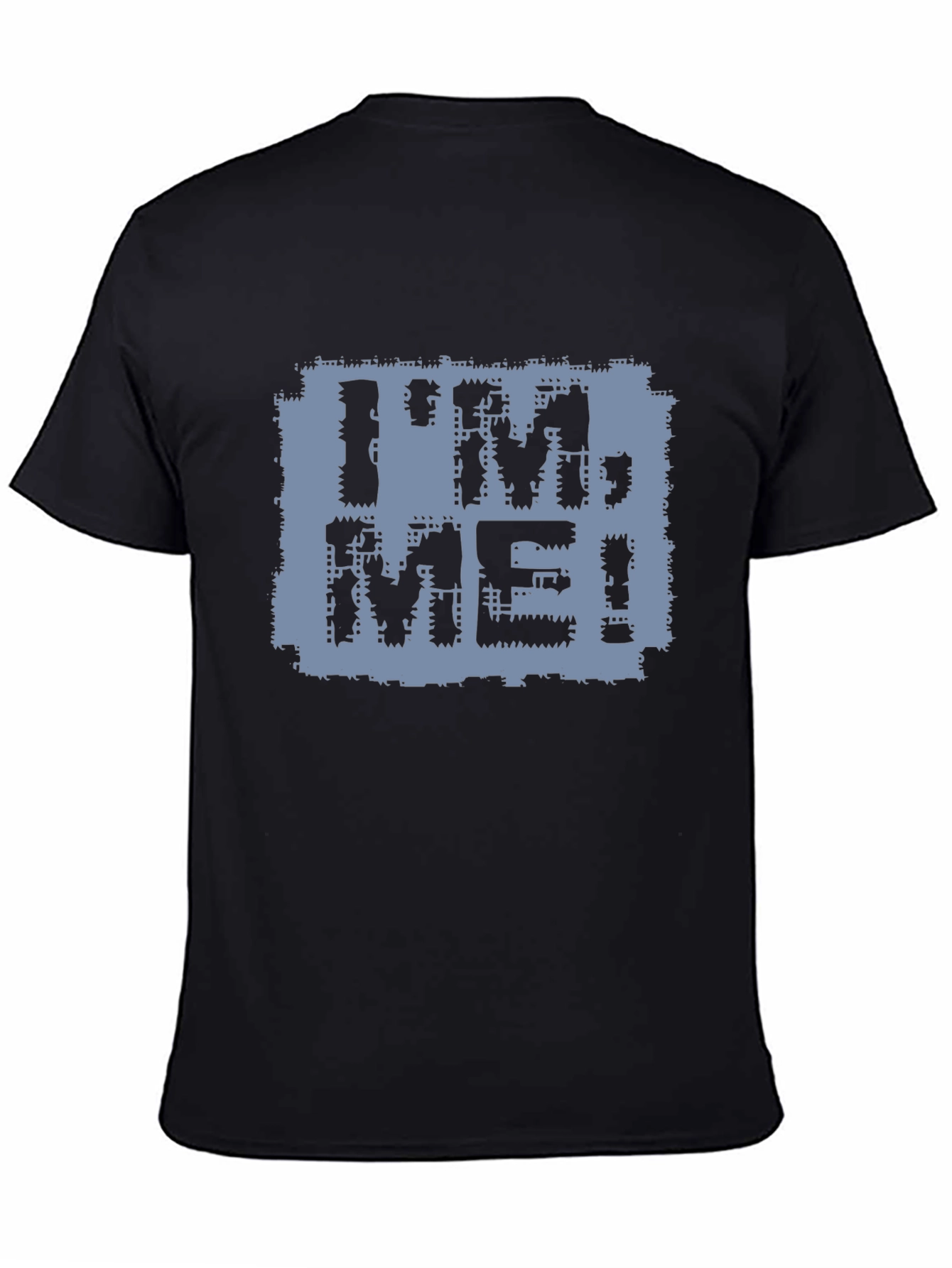 Black I'M ME! Graphic Black T-Shirt view 4