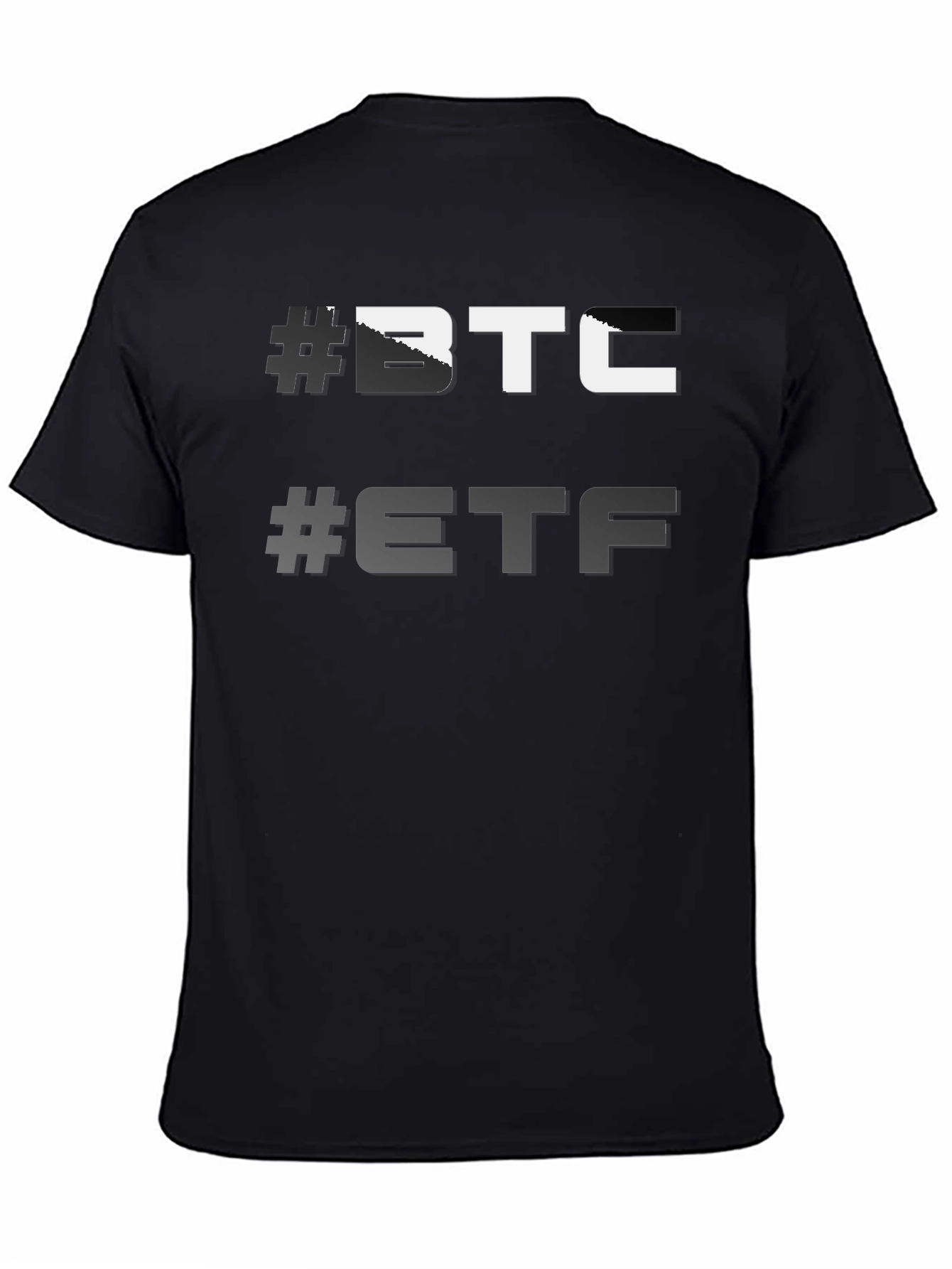 Black Crypto Investor T-Shirt - #BTC #ETF view 4