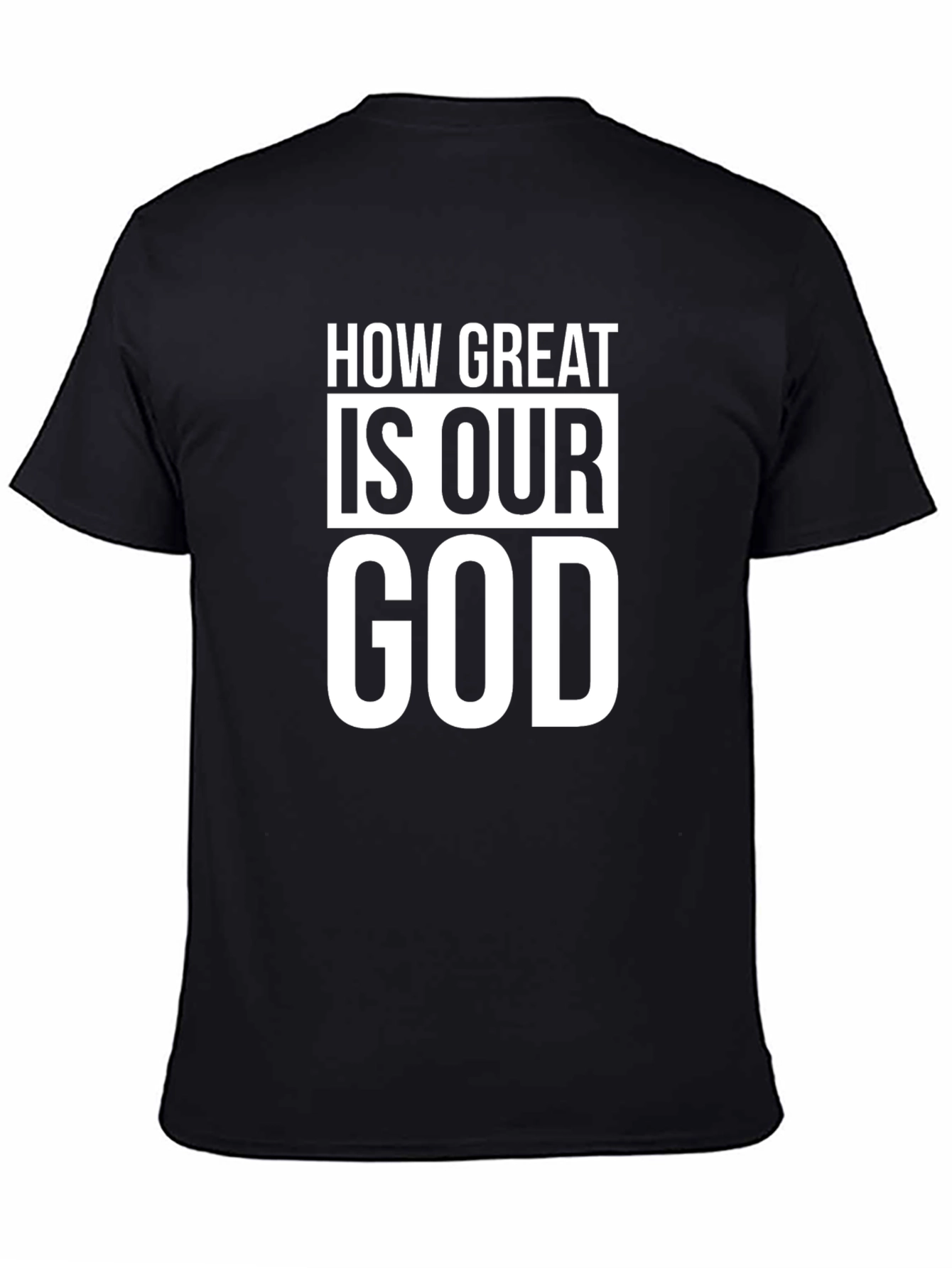 Black How Great Is Our God Graphic Tee view 4