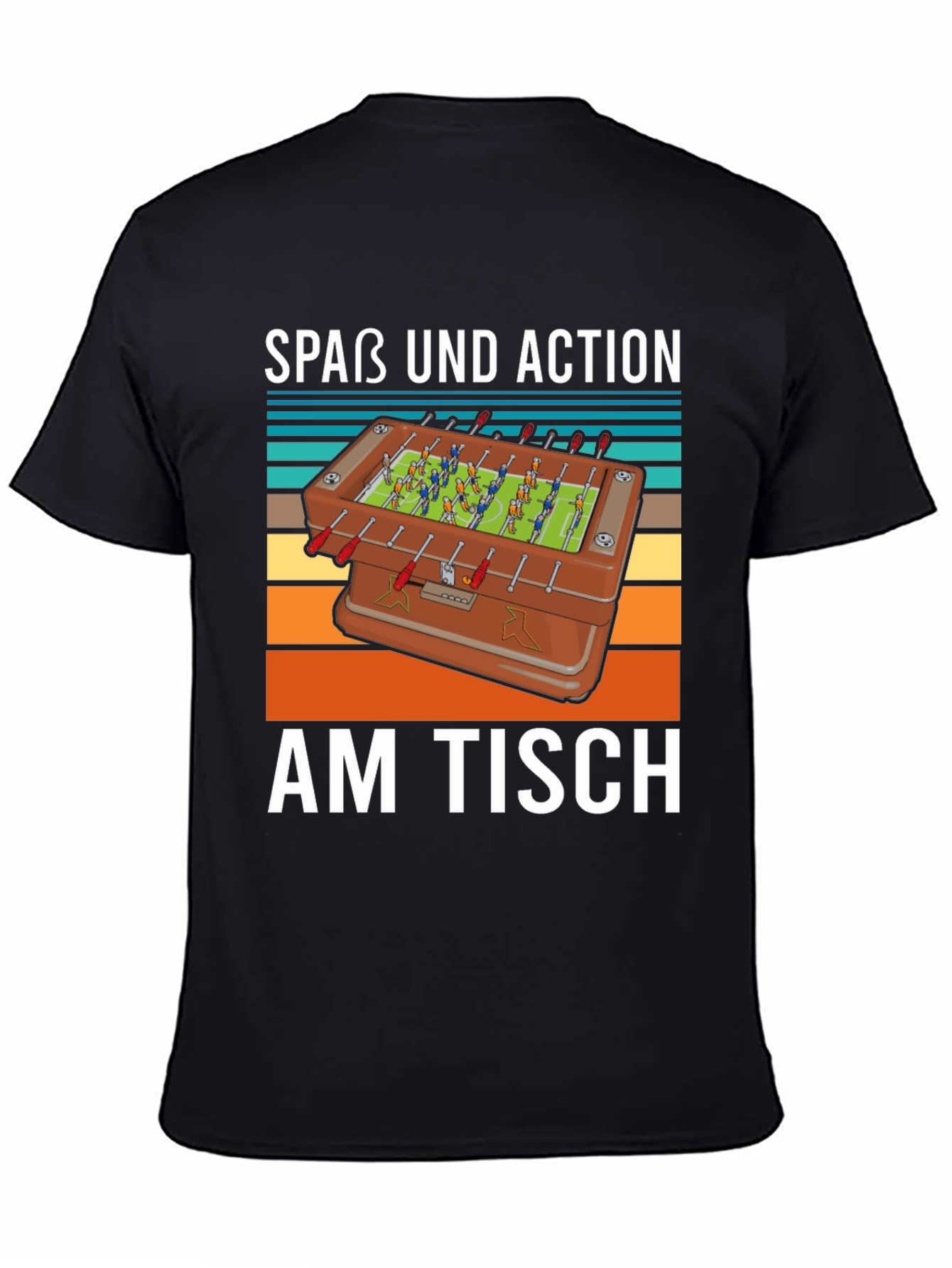 Black Fun Tabletop Game T-Shirt view 4