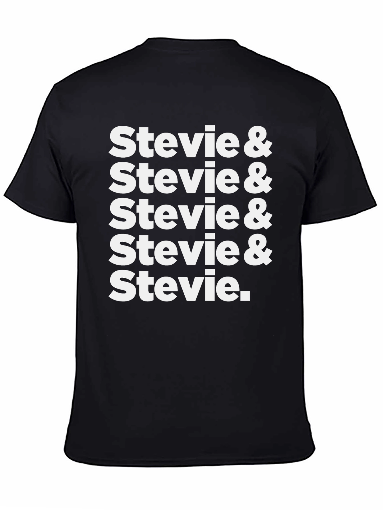 Black Stevie & Graphic Black Tee view 4
