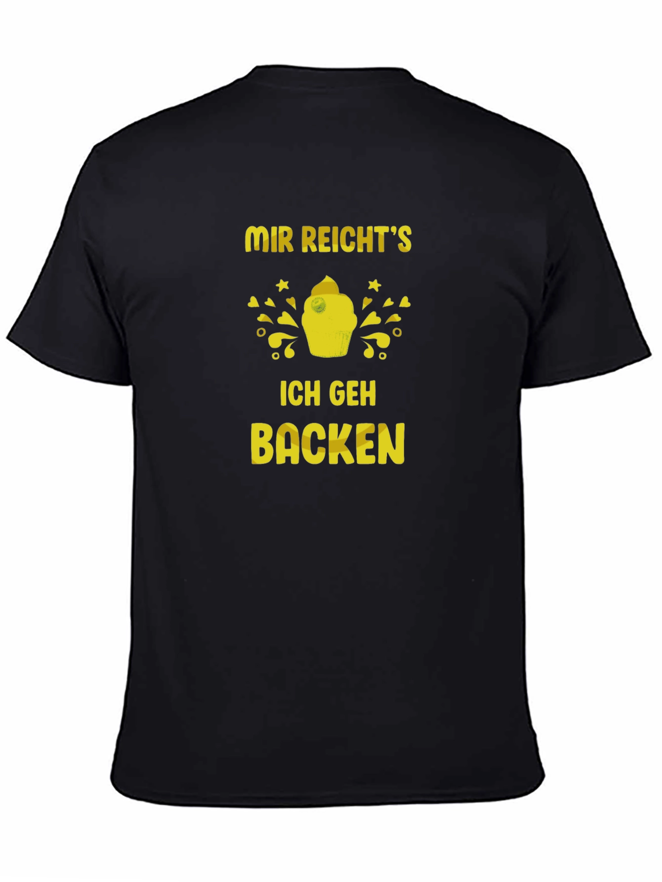 Black Baking T-Shirt: Mir Reicht's, Ich Geh Backen view 4