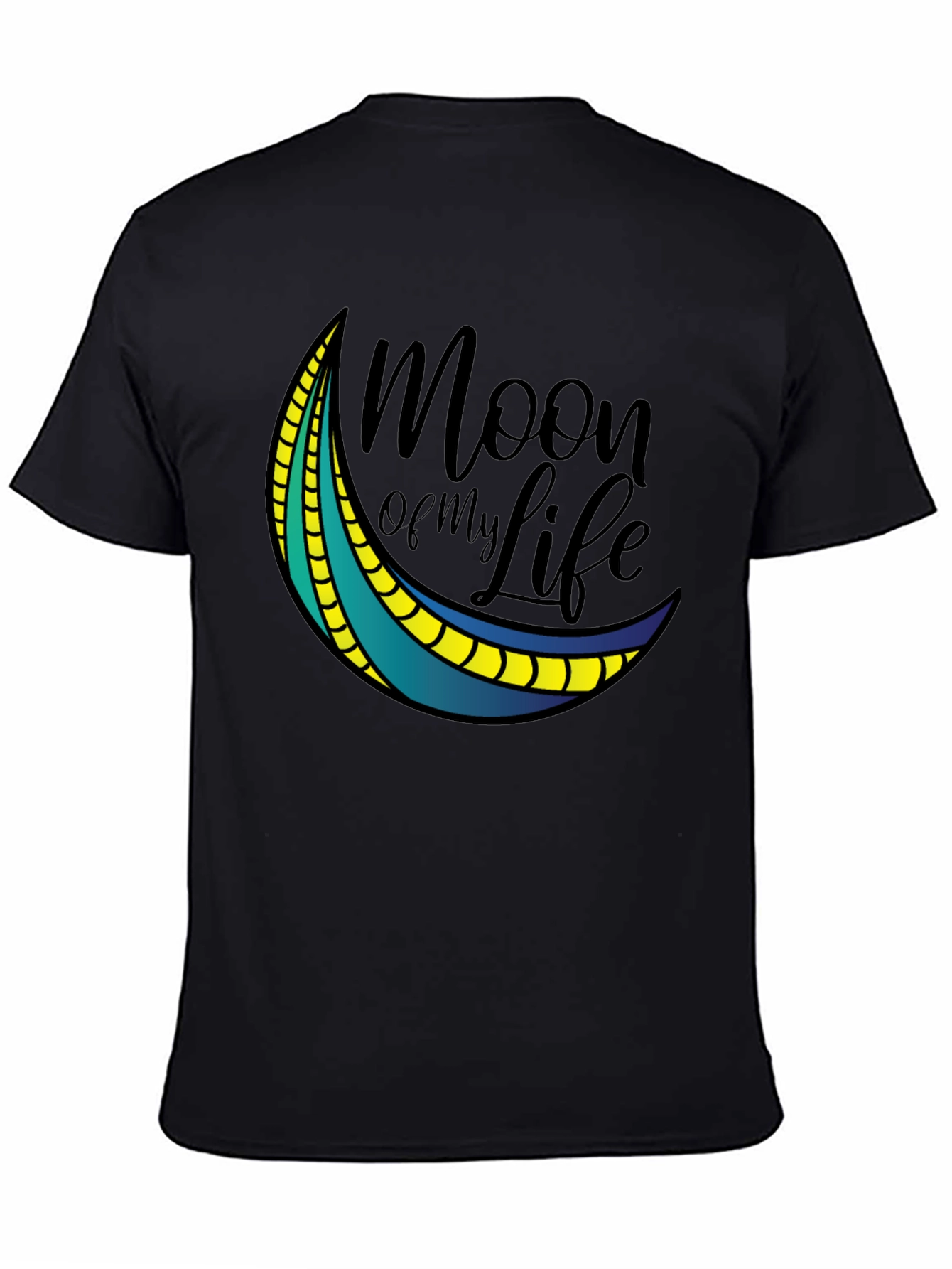 Black Moon of My Life Graphic Tee - Black T-Shirt view 4