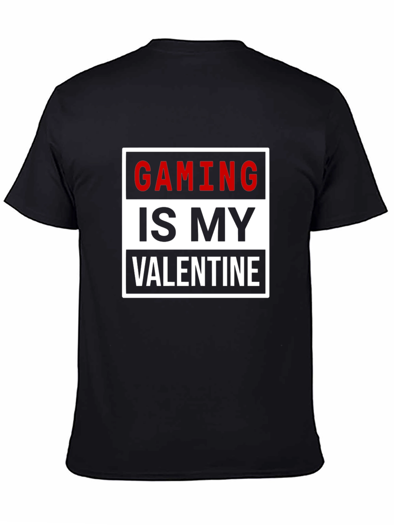 Black Gaming Is My Valentine Graphic Tee view 4