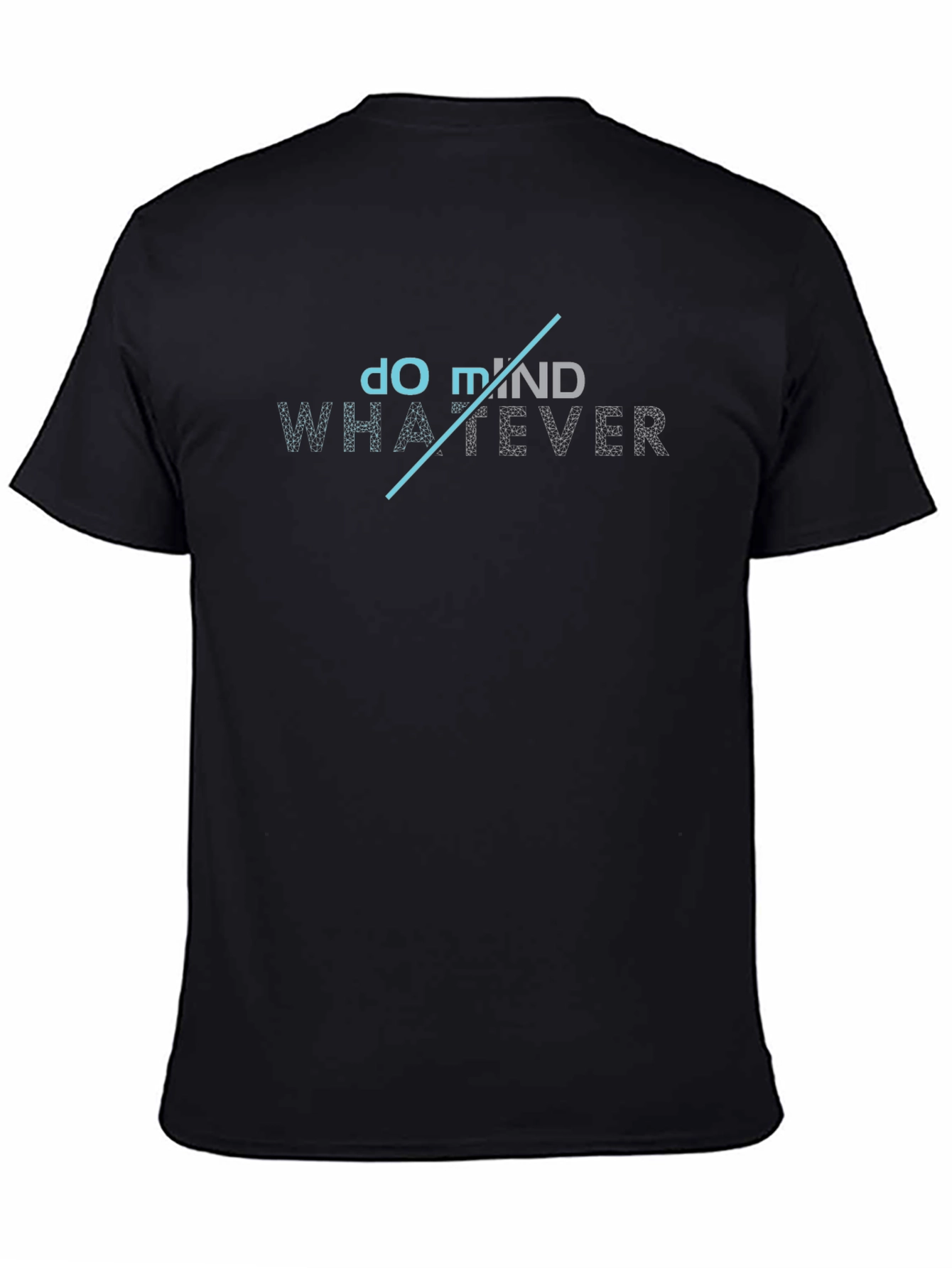 Black Do Whatever Mind T-Shirt - Trendy Graphic Tee view 4