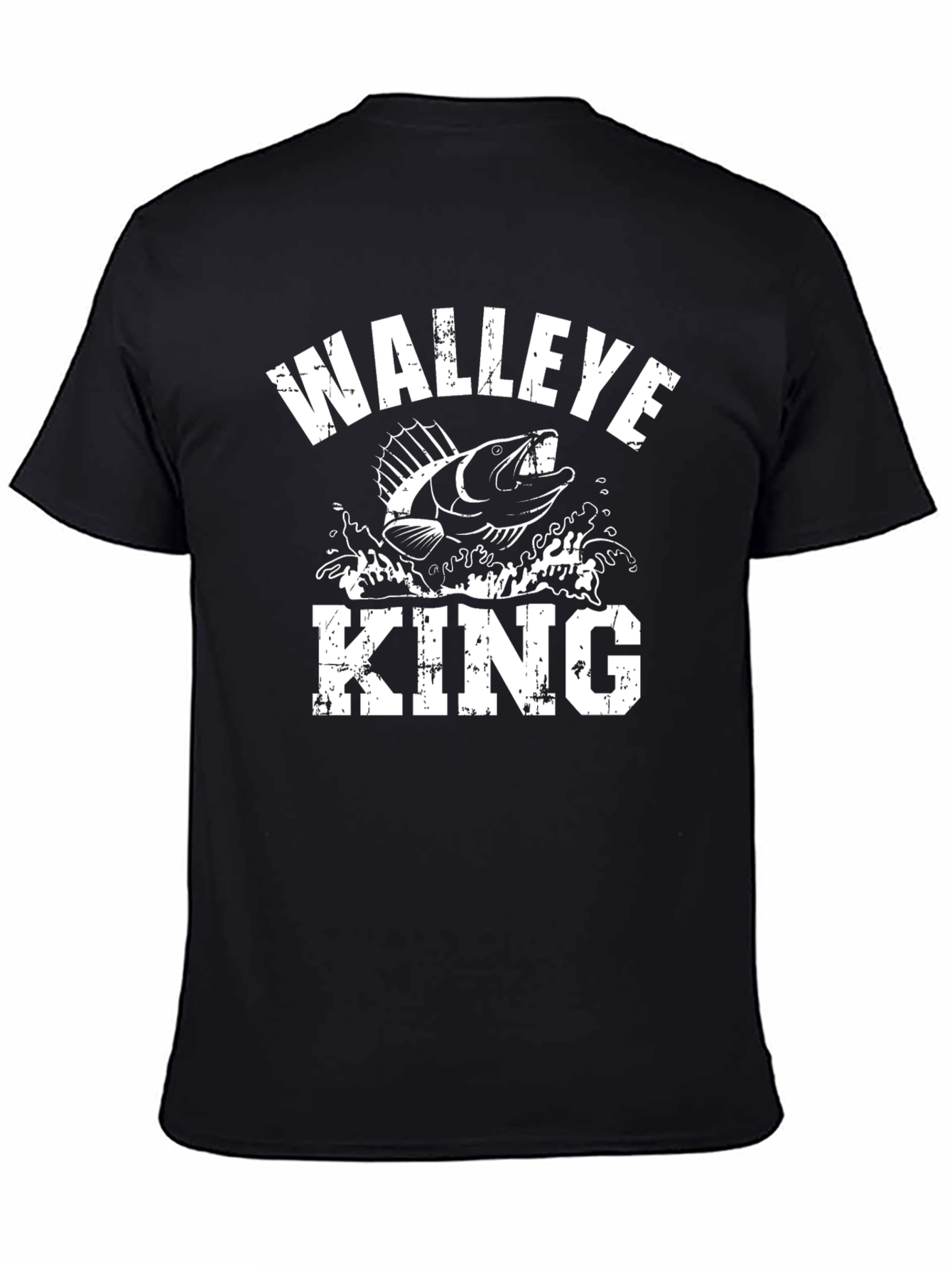 Walleye King Graphic T-Shirt - Fishing Apparel - 4