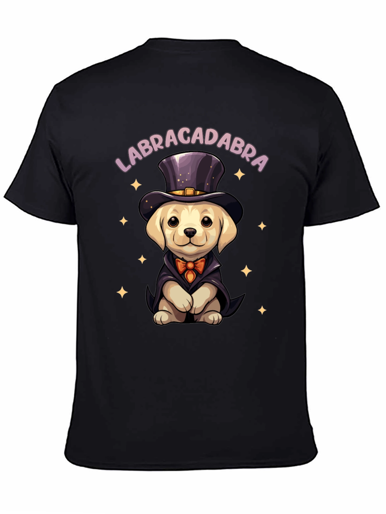 Black Labracadabra Dog T-Shirt view 4