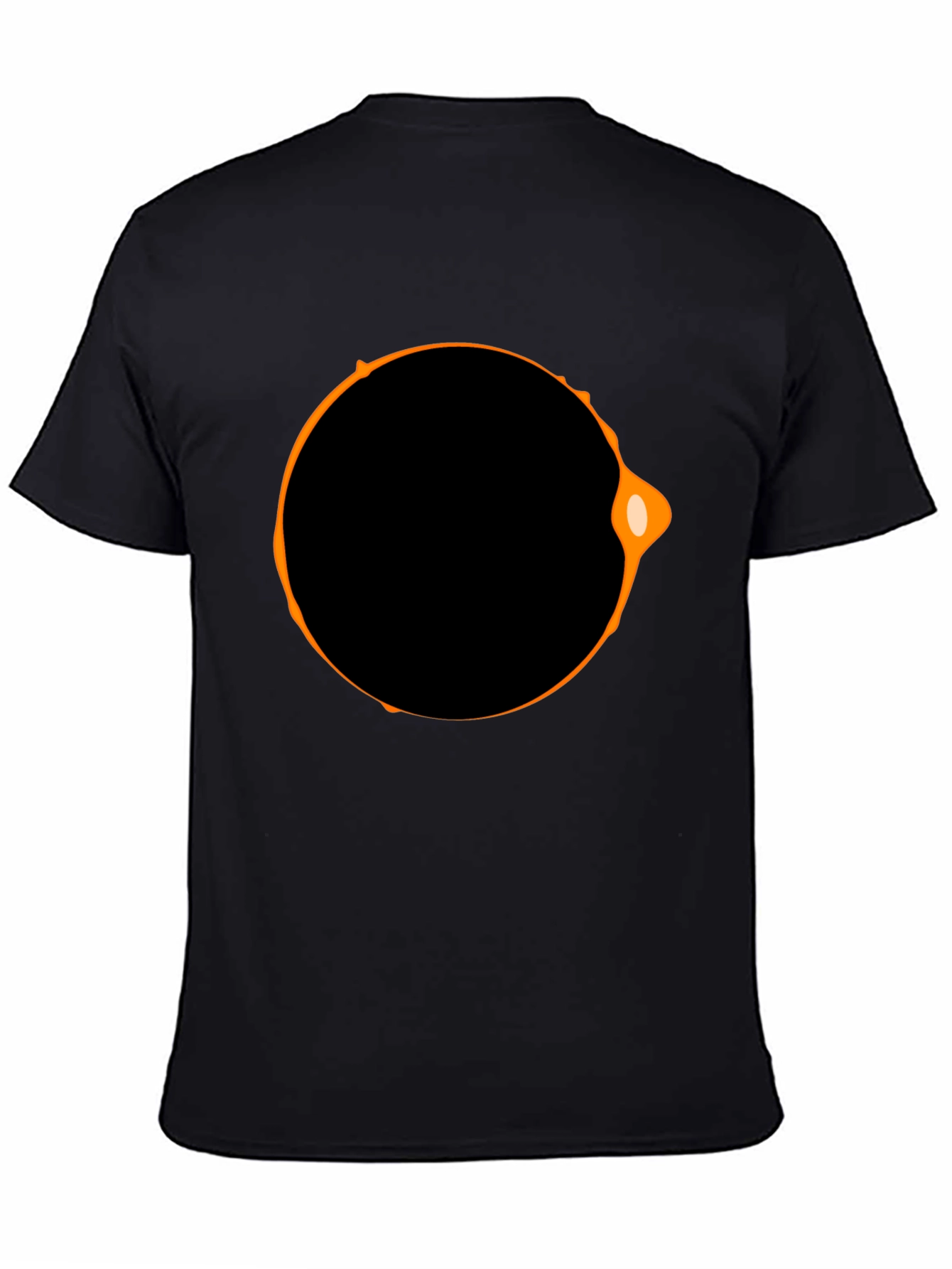 Black Eclipse Graphic Black T-Shirt view 4