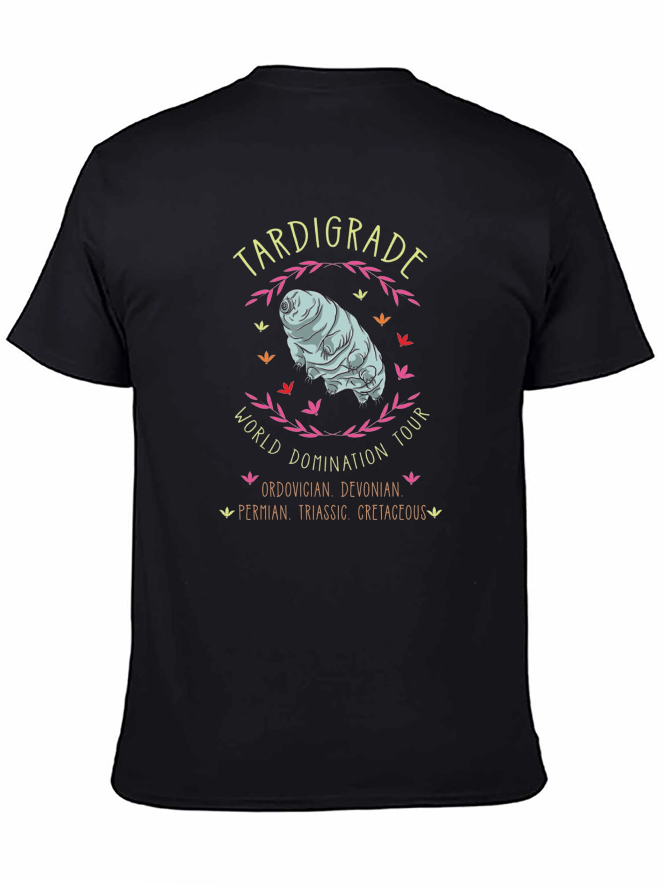 Black Tardigrade World Domination Tour Black T-Shirt view 4