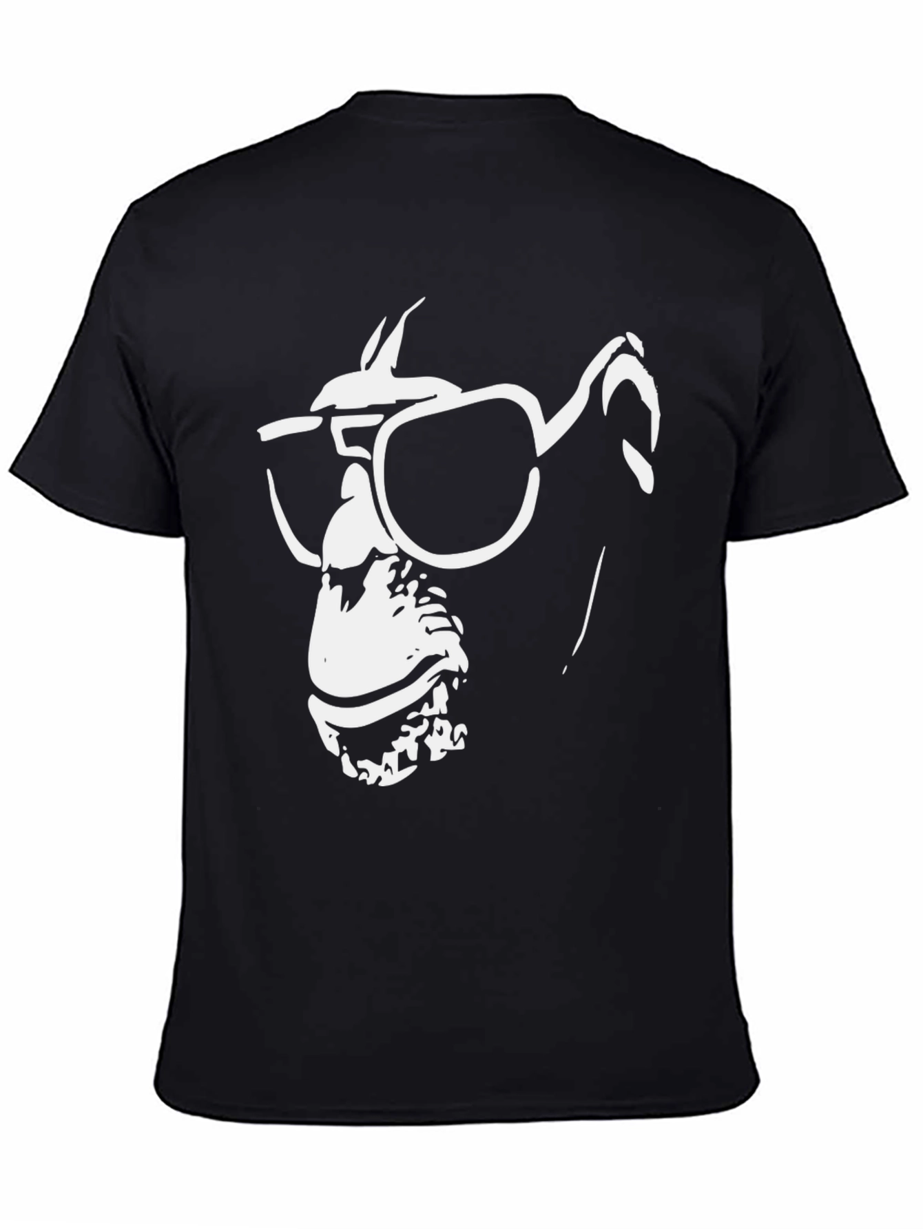 Black Cool Chimp Graphic Tee - Black view 4