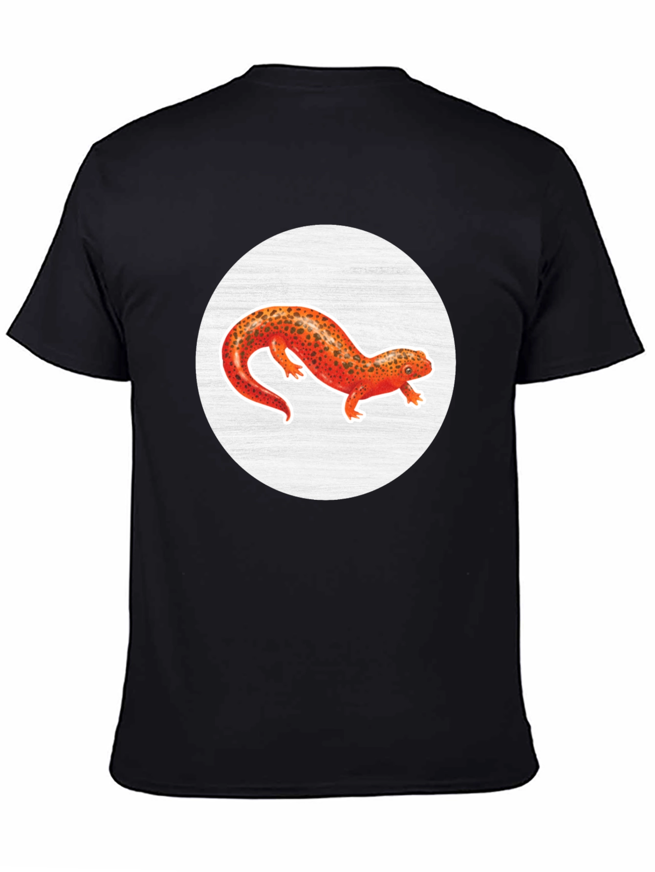 Black Salamander Graphic T-Shirt - Unique Design view 4