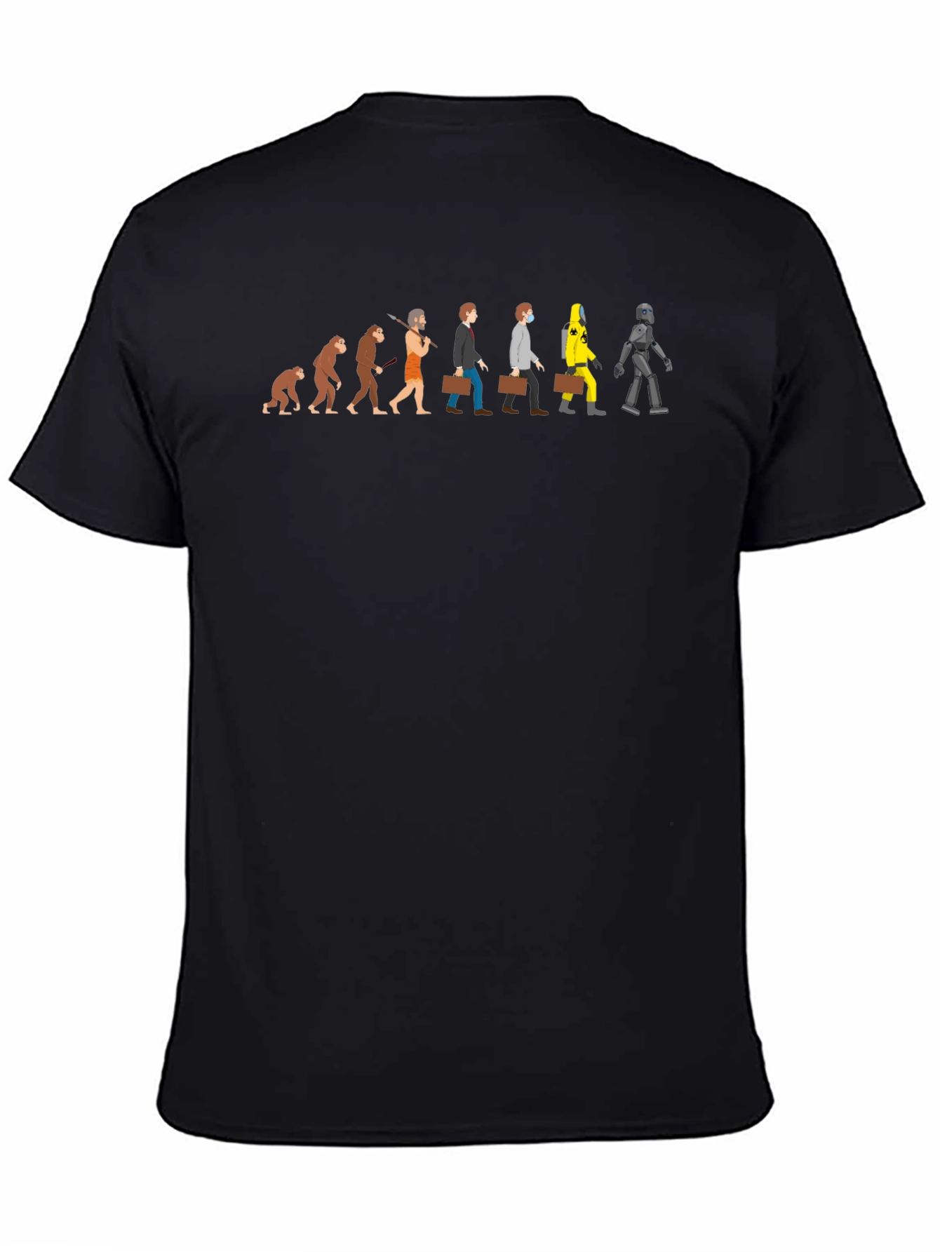 Black Evolution of the Pandemic T-Shirt view 4