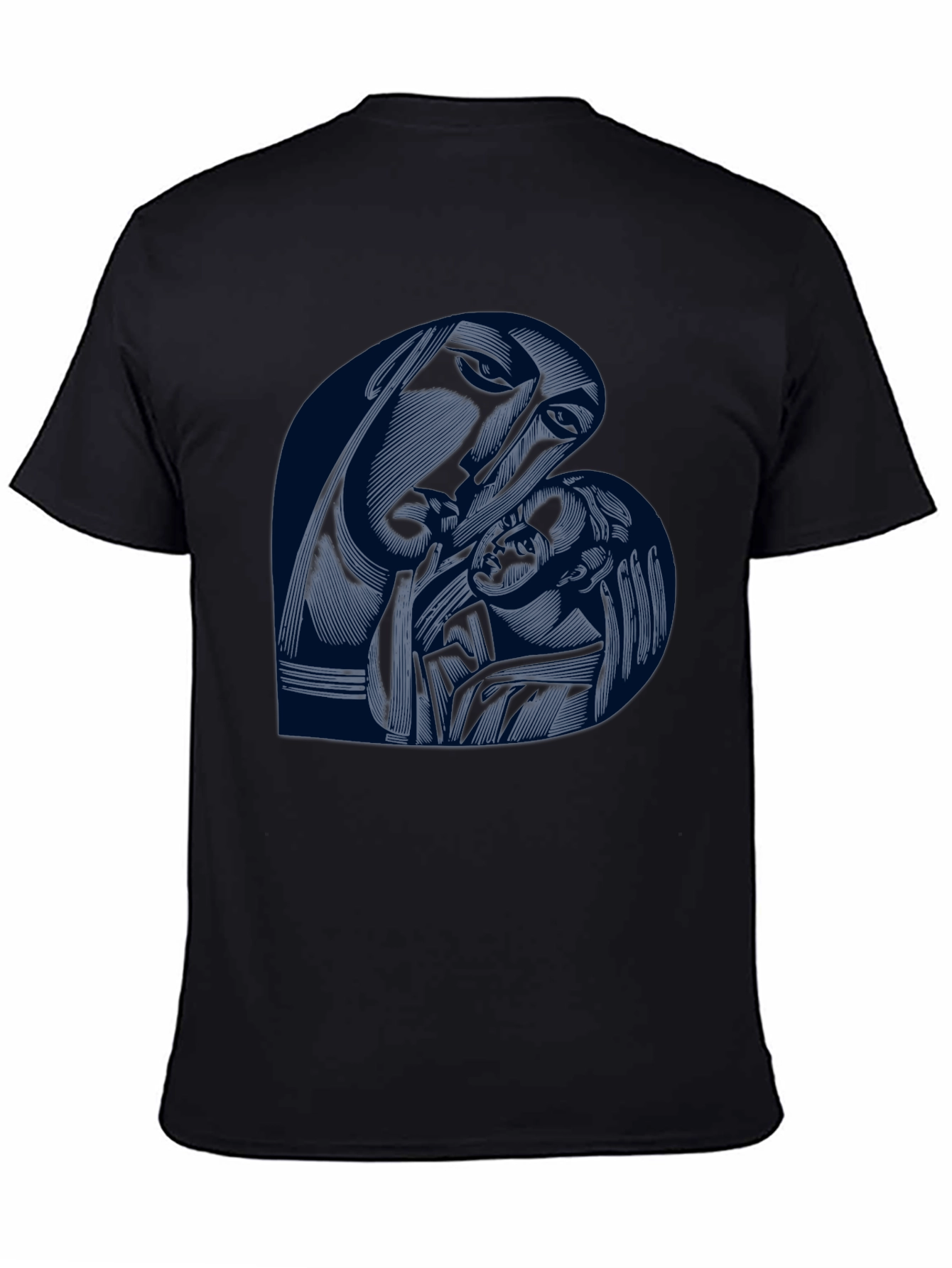 Black Madonna and Child Graphic T-Shirt view 4