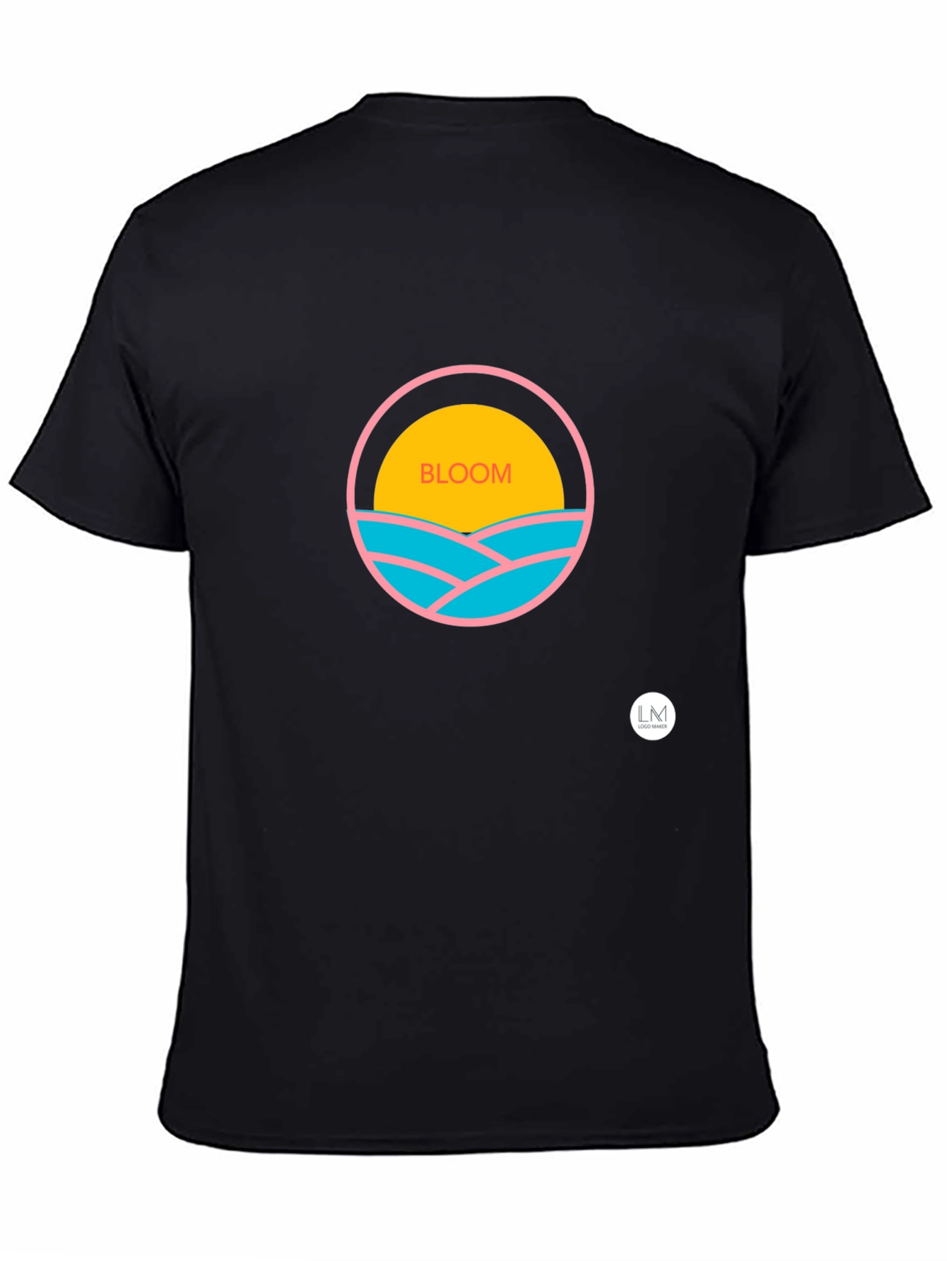 Black Bloom Graphic Tee - Stylish Comfort, Modern Design view 4