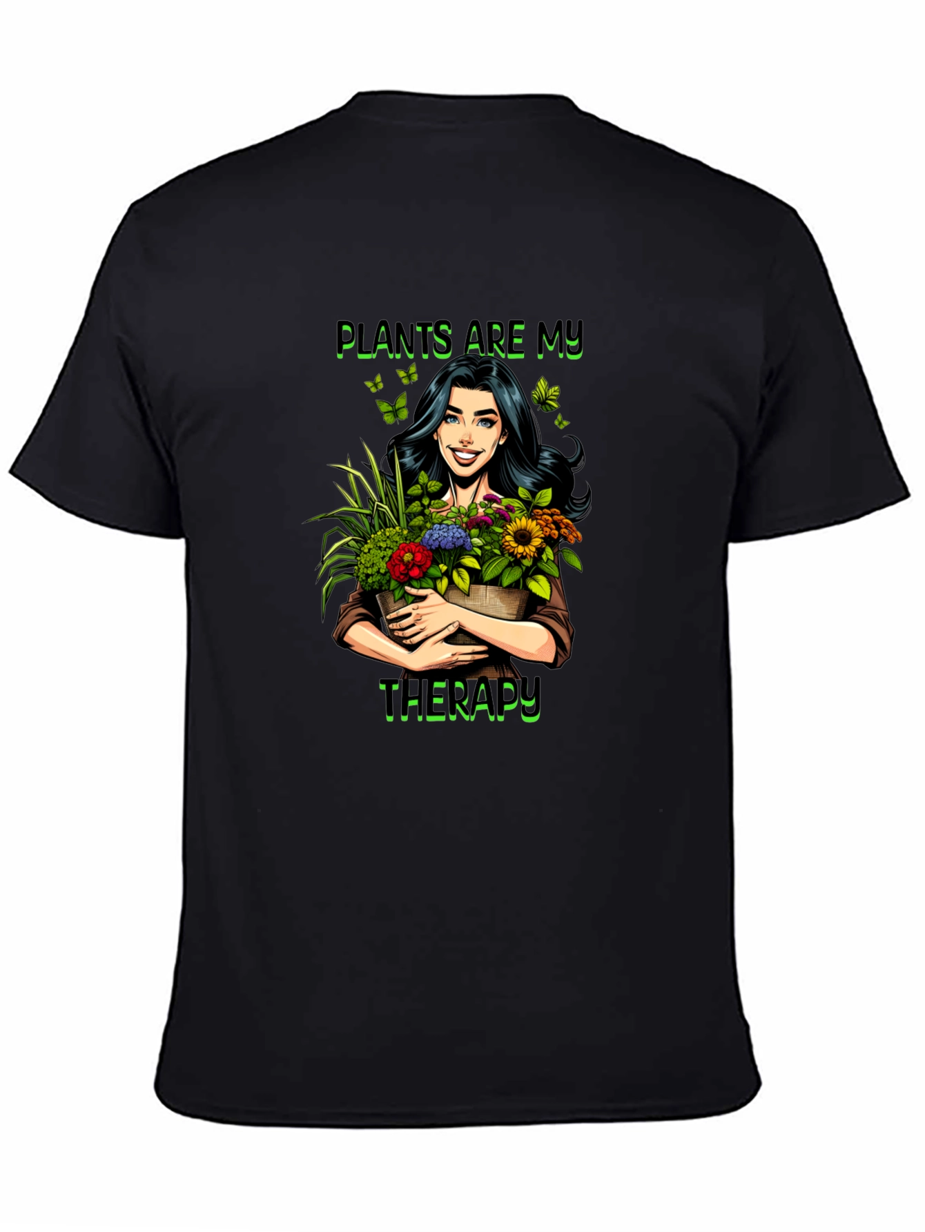 Plants Are My Therapy T-Shirt - 4