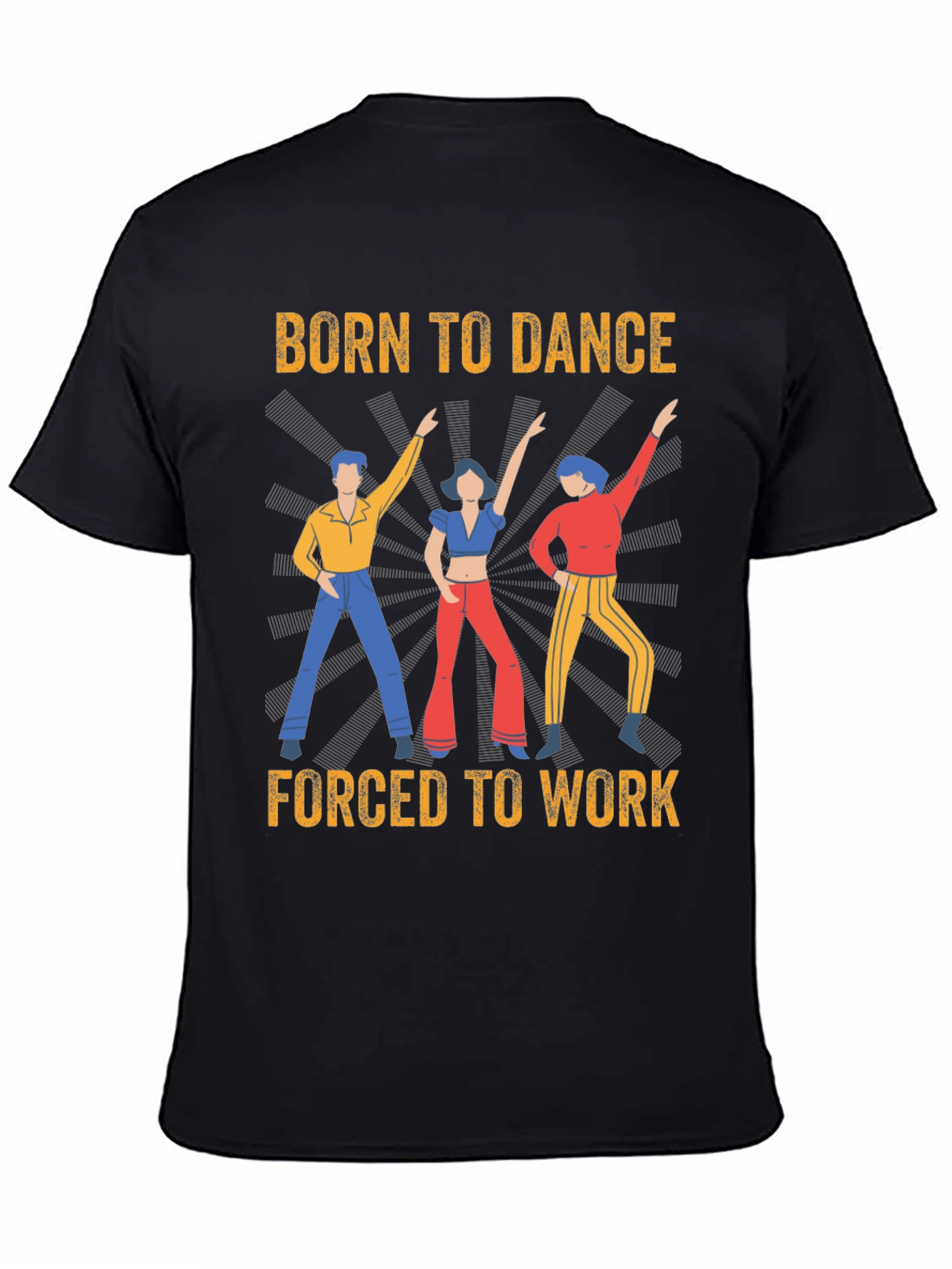 Black Born To Dance T-Shirt view 4