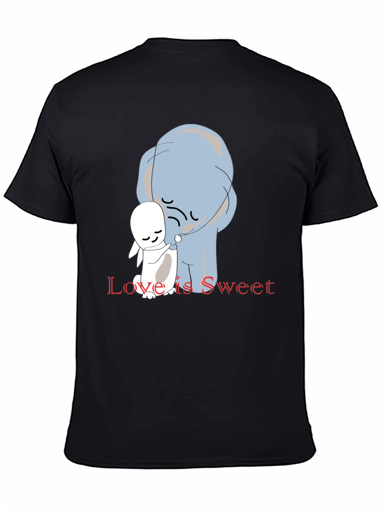Black Love is Sweet Graphic Tee - Soft Cotton Comfort view 4