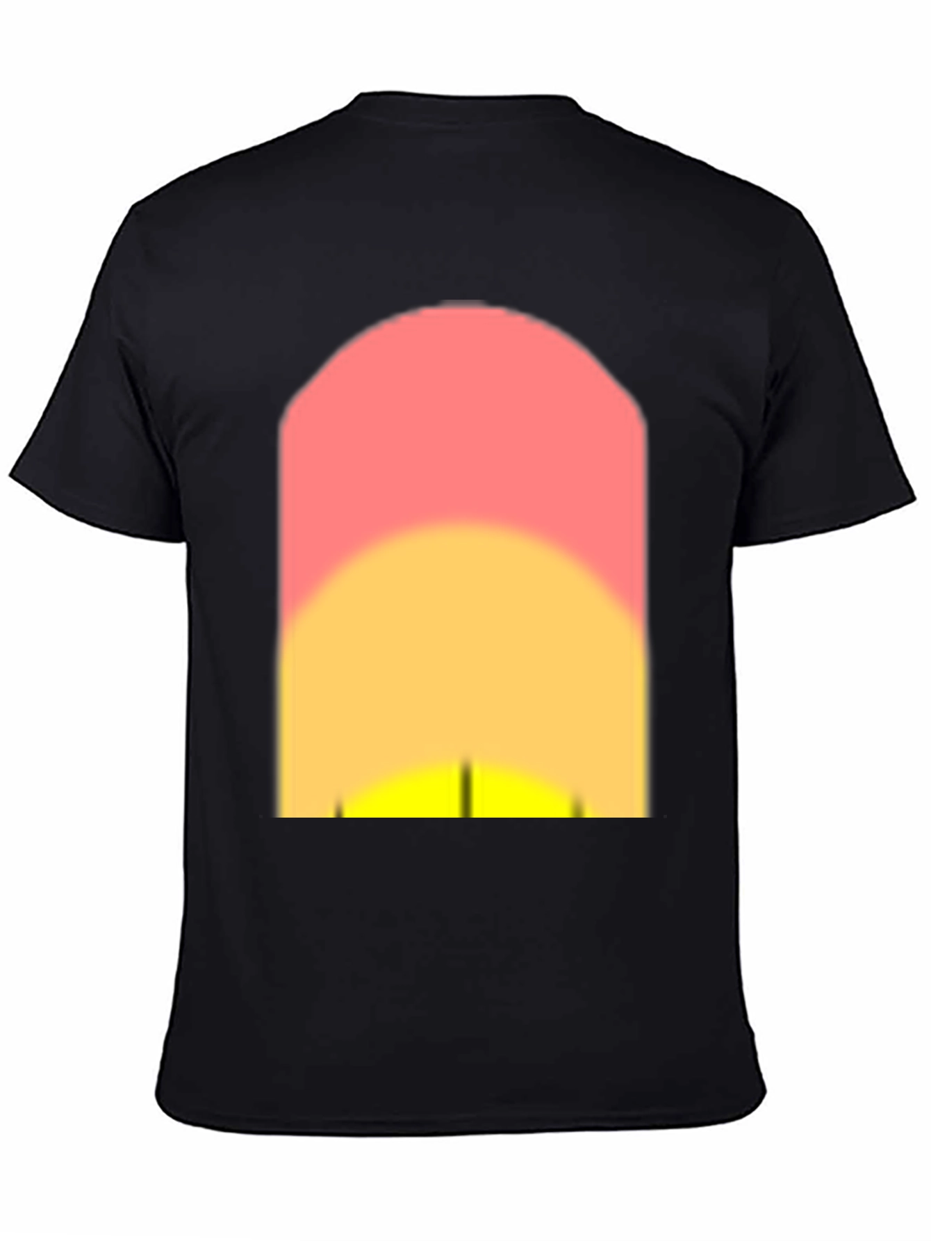 Black Sunset Graphic Black T-Shirt view 4