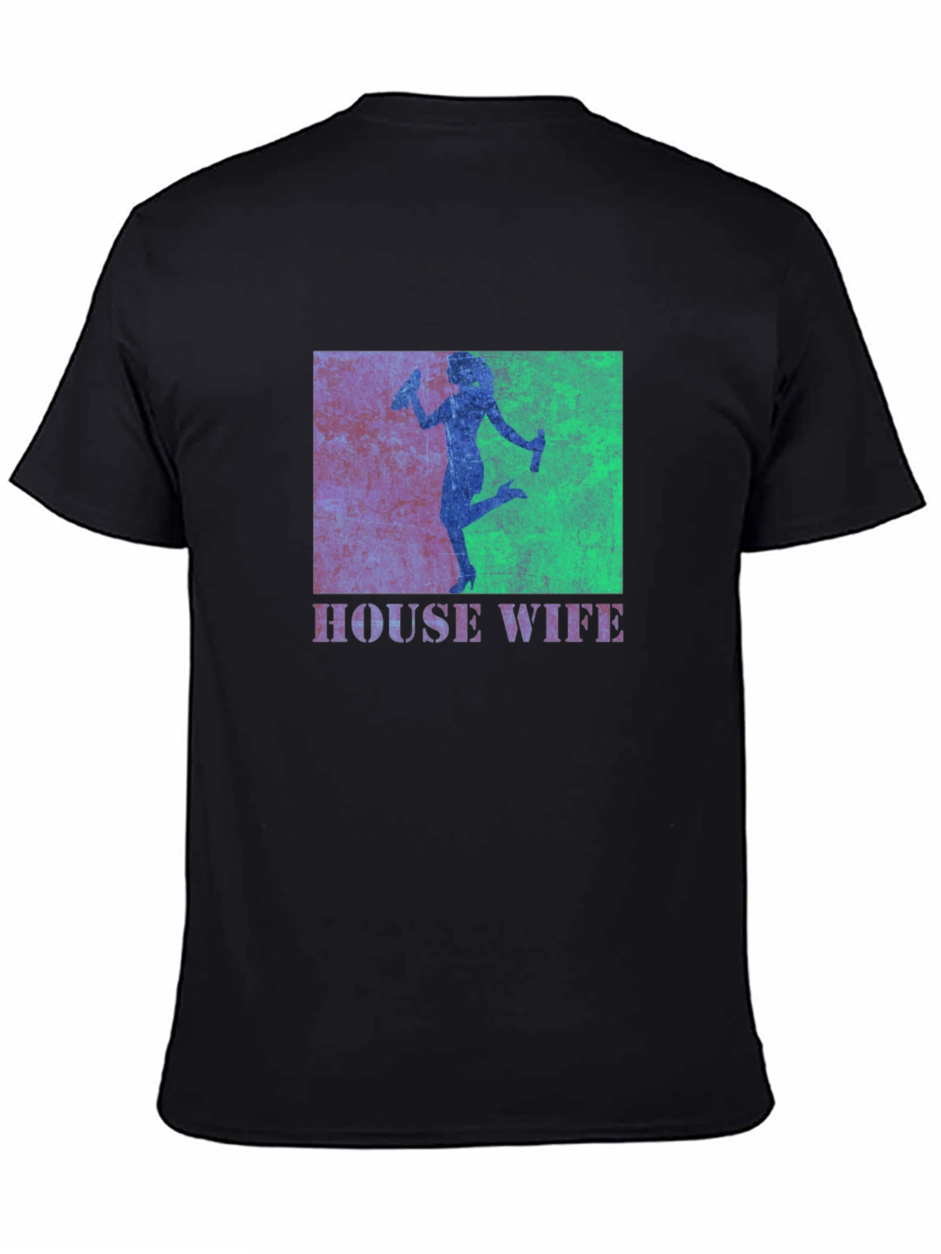 Black Housewife Graphic Tee - Clean Humor view 4